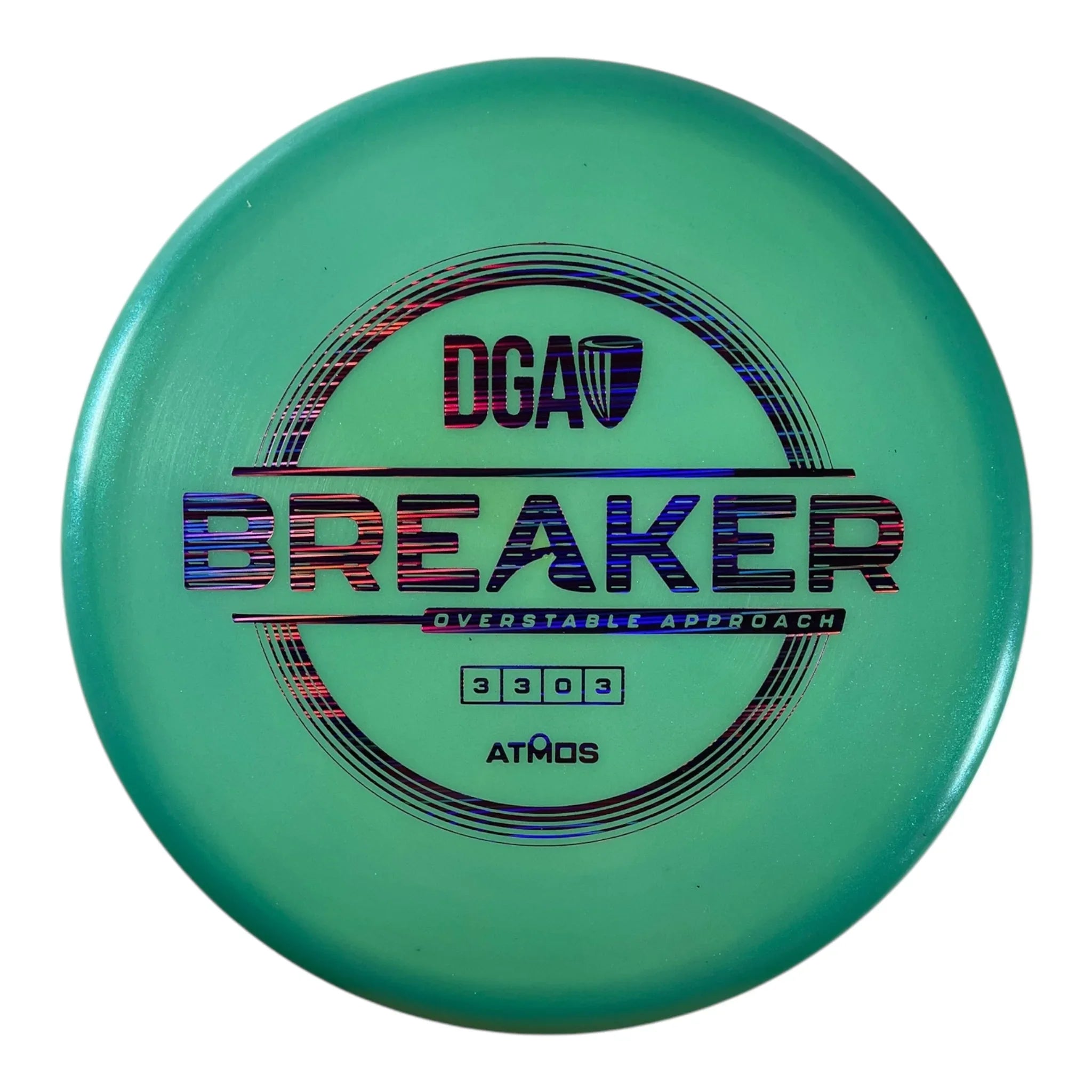 Disc Golf Association Breaker | Atmos | Green/Purple Holo 172g Disc Golf