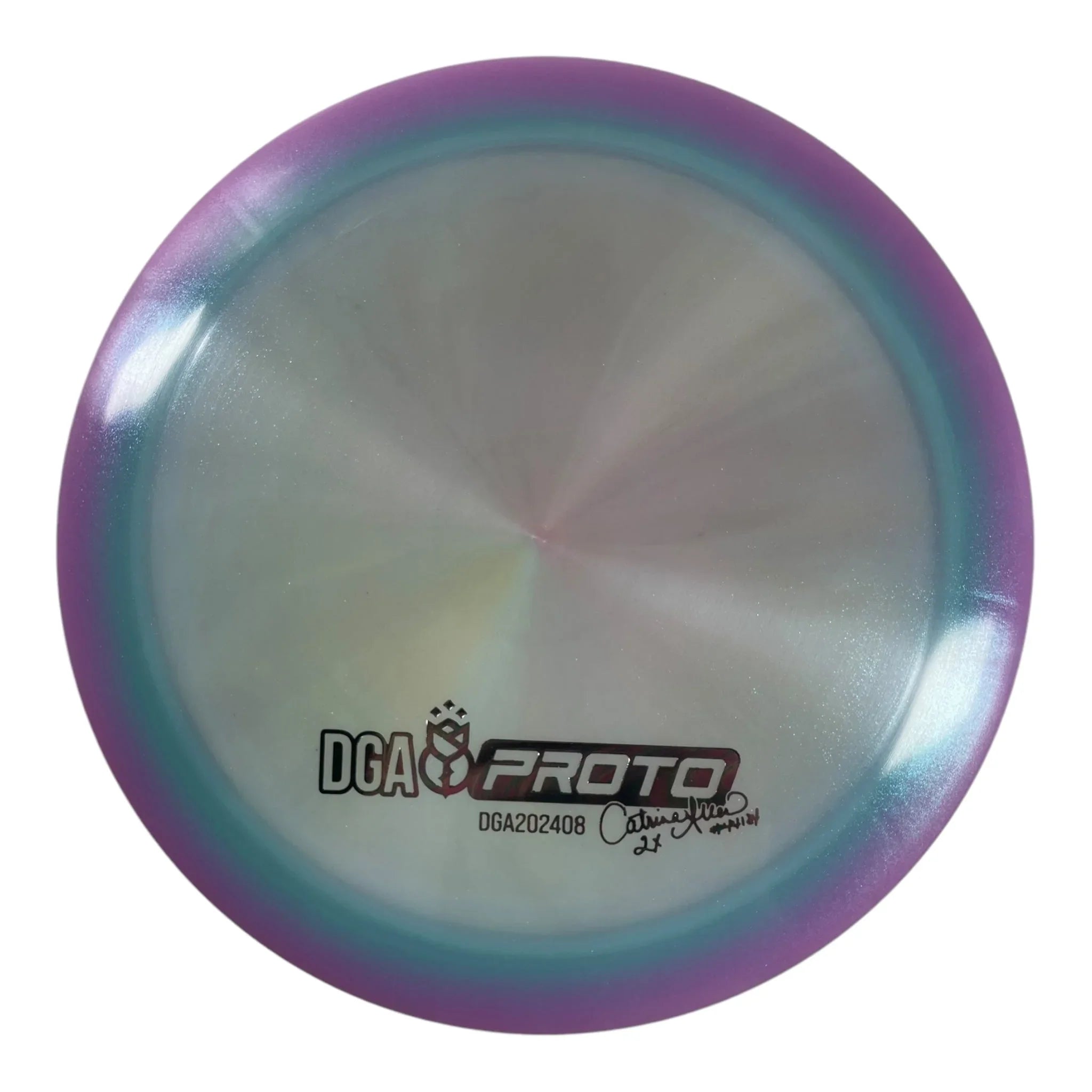 Disc Golf Association Catrina Allen Prototype Driver | Experimental Blend | Blue/Holo 172g Disc Golf