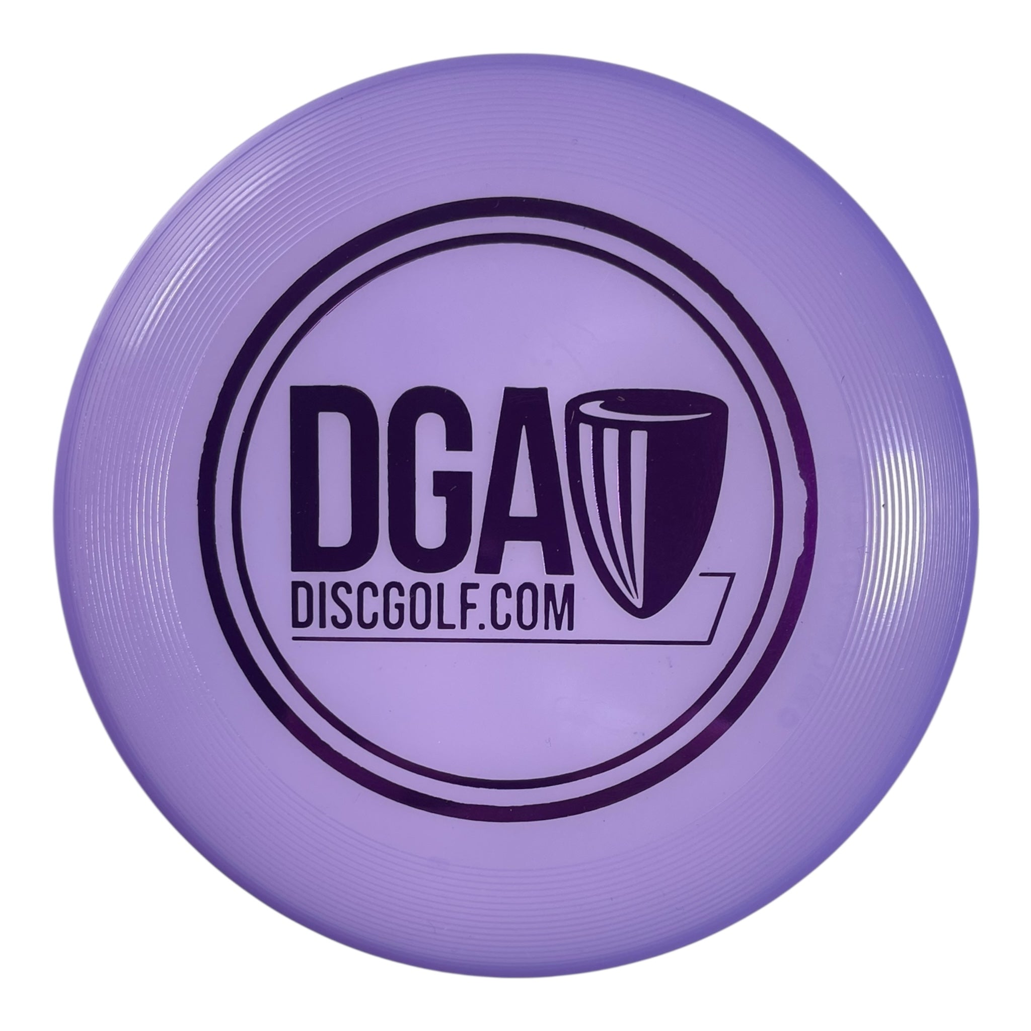 Disc Golf Association DGA Mini Marker Disc | Purple/Purple Disc Golf