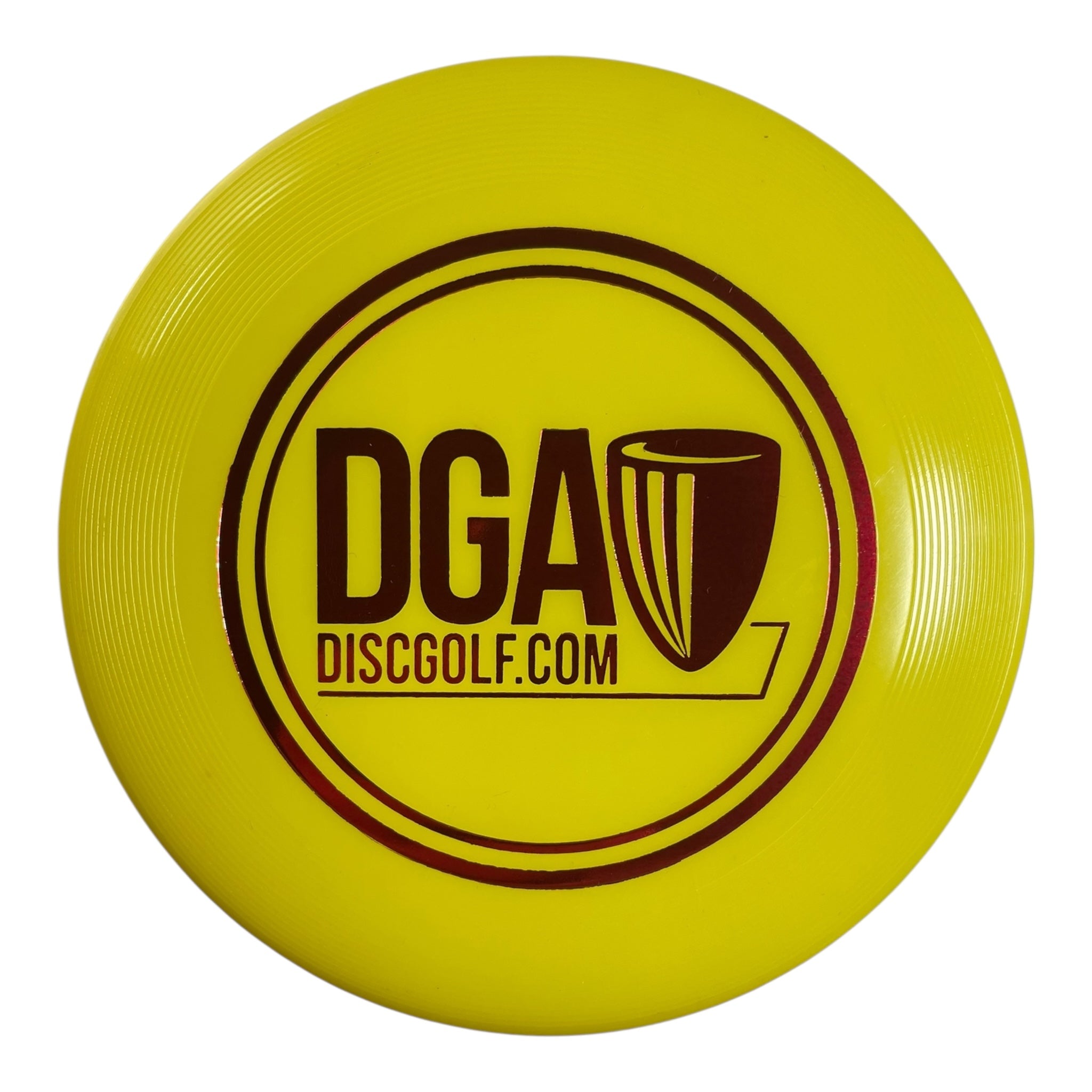 Disc Golf Association DGA Mini Marker Disc | Yellow/Red Disc Golf