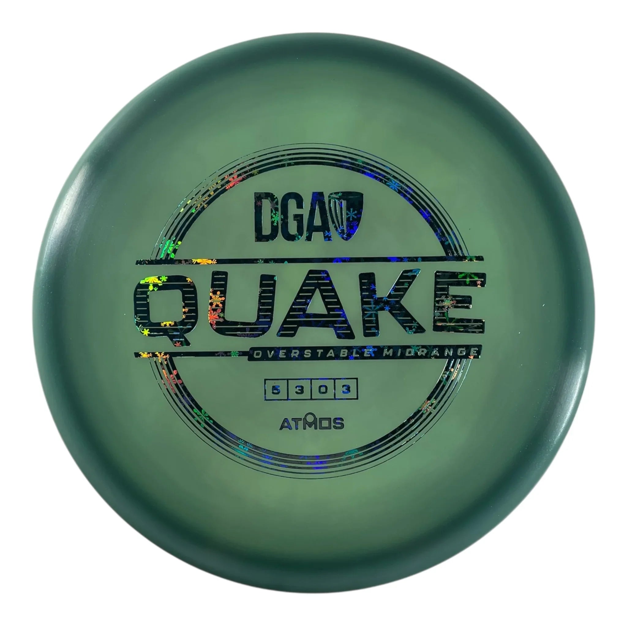 Disc Golf Association Quake | Atmos | Blue/Snowflakes 174g Disc Golf