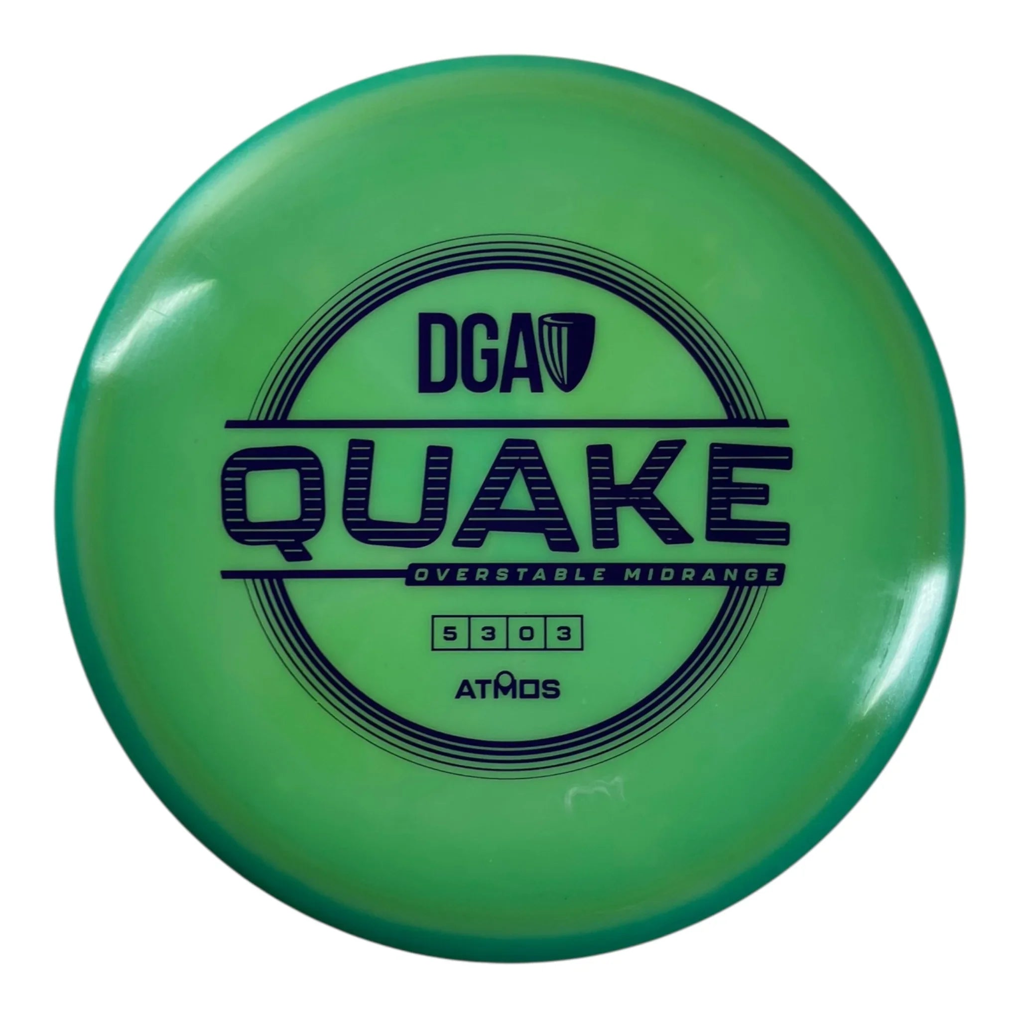 Disc Golf Association Quake | Atmos | Green/Purple 176g Disc Golf