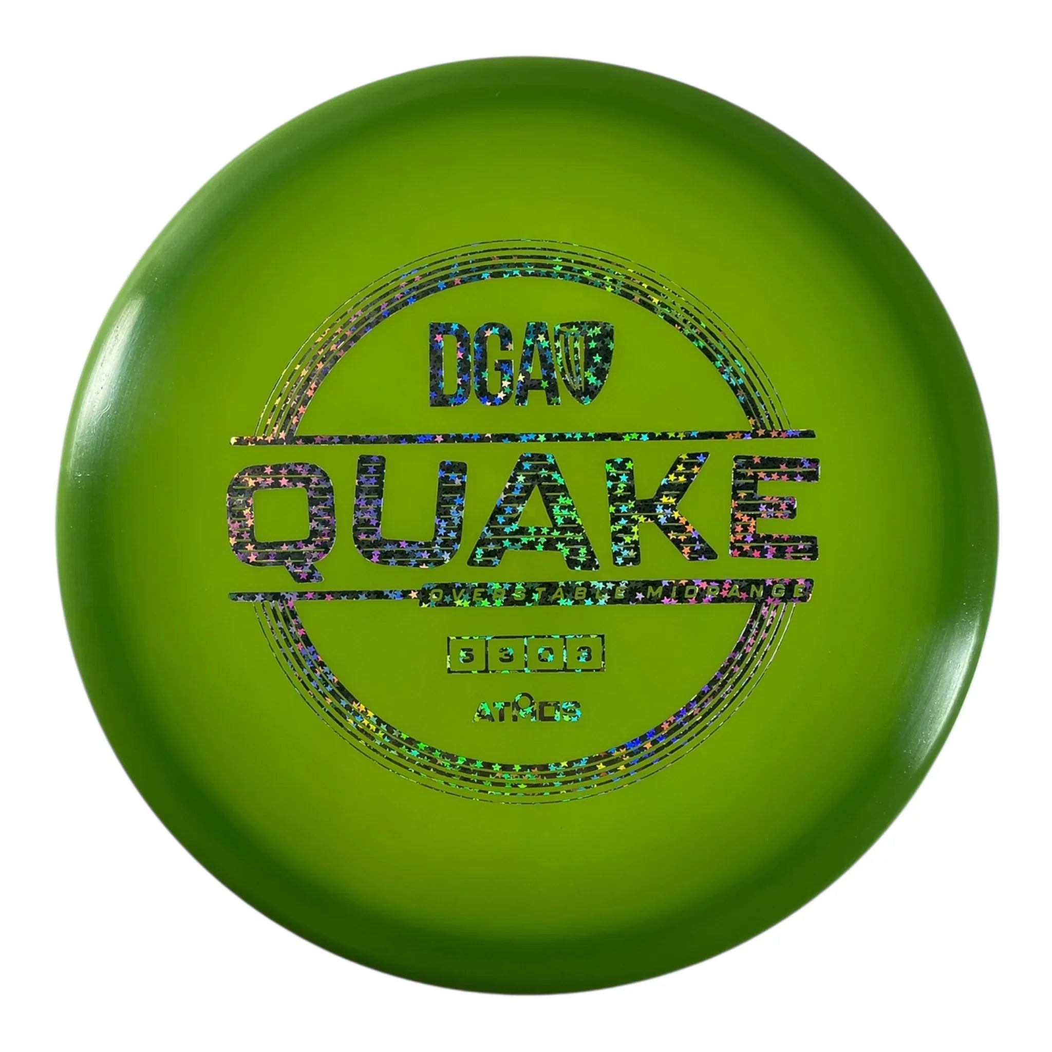 Disc Golf Association Quake | Atmos | Green/Stars 175g Disc Golf
