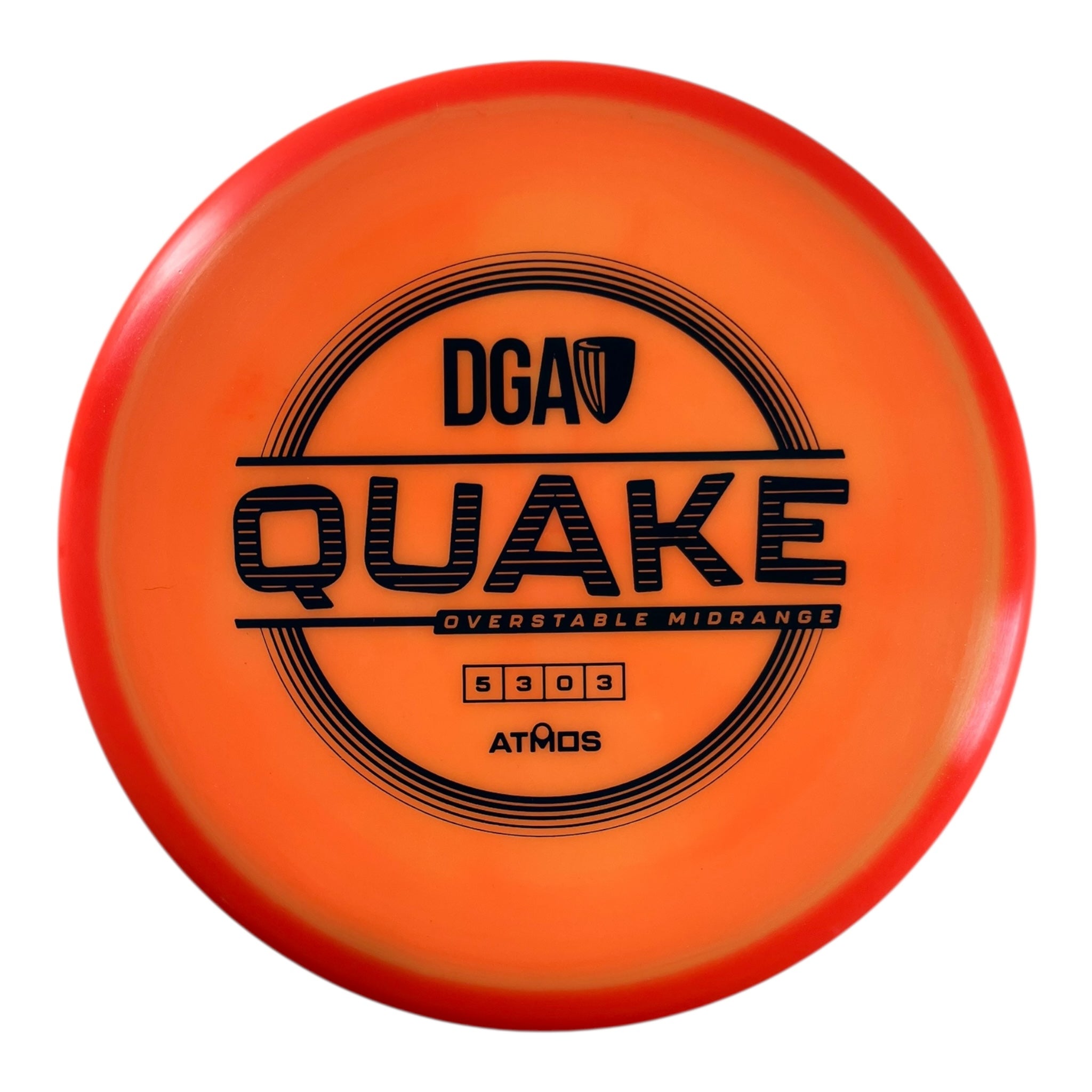 Disc Golf Association Quake | Atmos | Orange/Black 173g Disc Golf