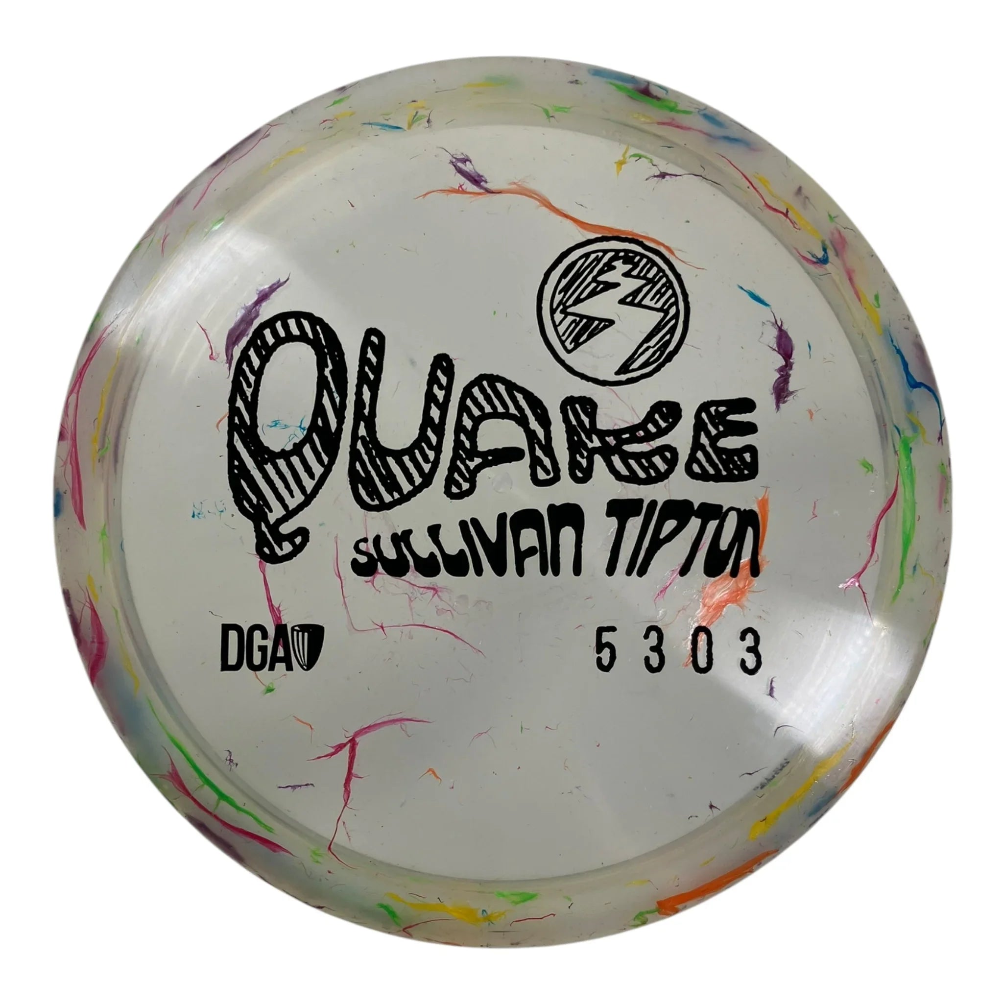 Disc Golf Association Quake | Granite | Clear/Black 175g (Sullivan Tipton) Disc Golf
