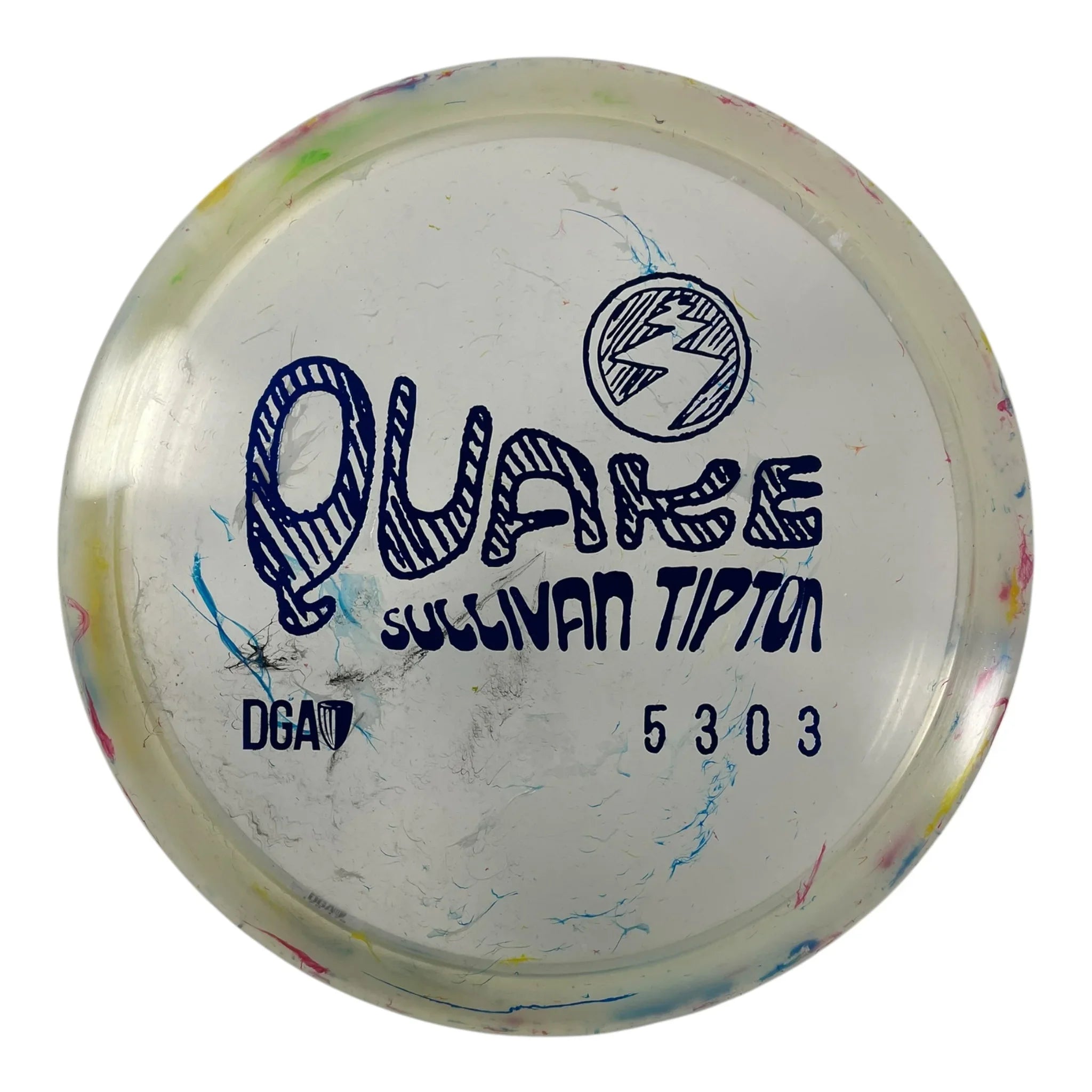 Disc Golf Association Quake | Granite | Clear/Blue 175g (Sullivan Tipton) Disc Golf