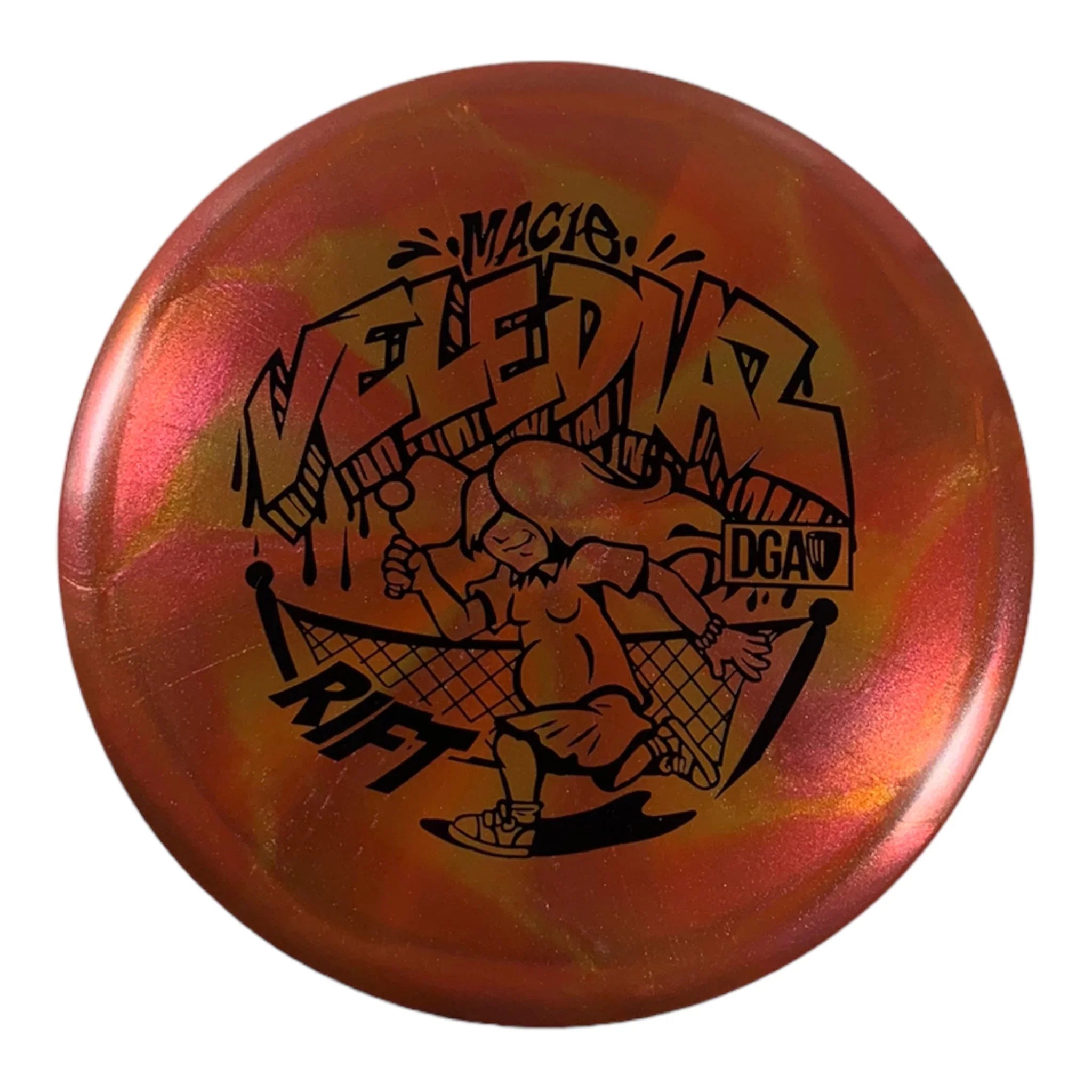 Disc Golf Association Rift | Swirl | Orange/Black 175g (Macie Velediaz) Disc Golf
