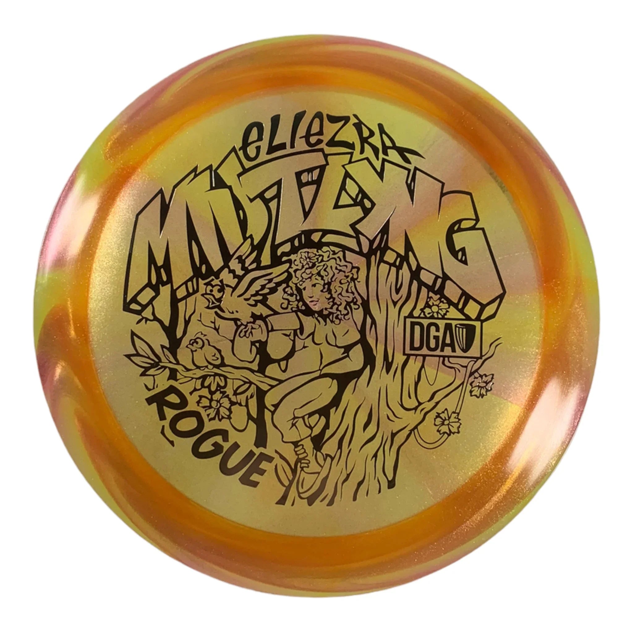 Disc Golf Association Rogue | Swirl | Orange/Silver 172g (Eliezra Midtlyng) Disc Golf