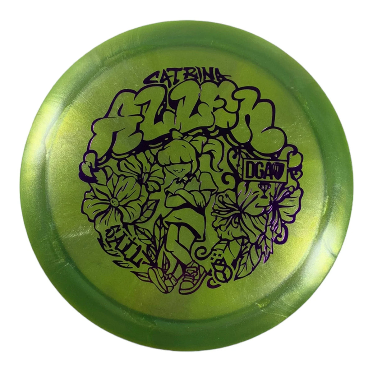 Disc Golf Association Sail | Swirl | Green/Purple 170g (Catrina Allen) Disc Golf
