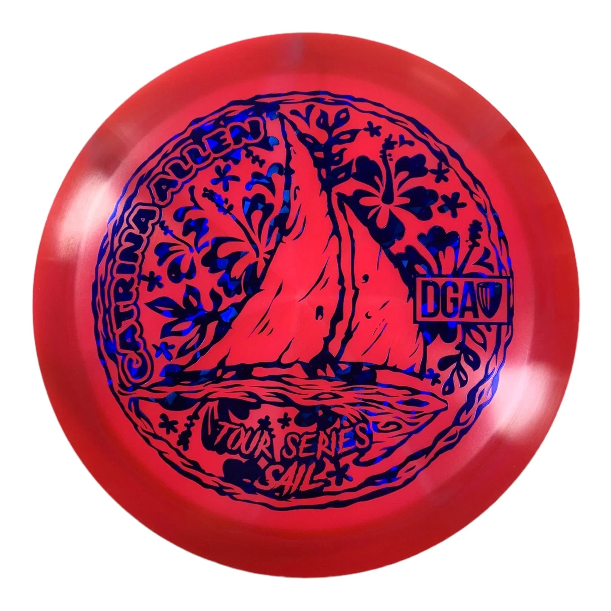 Disc Golf Association Sail | Swirl | Red/Blue 172g (Catrina Allen) Disc Golf