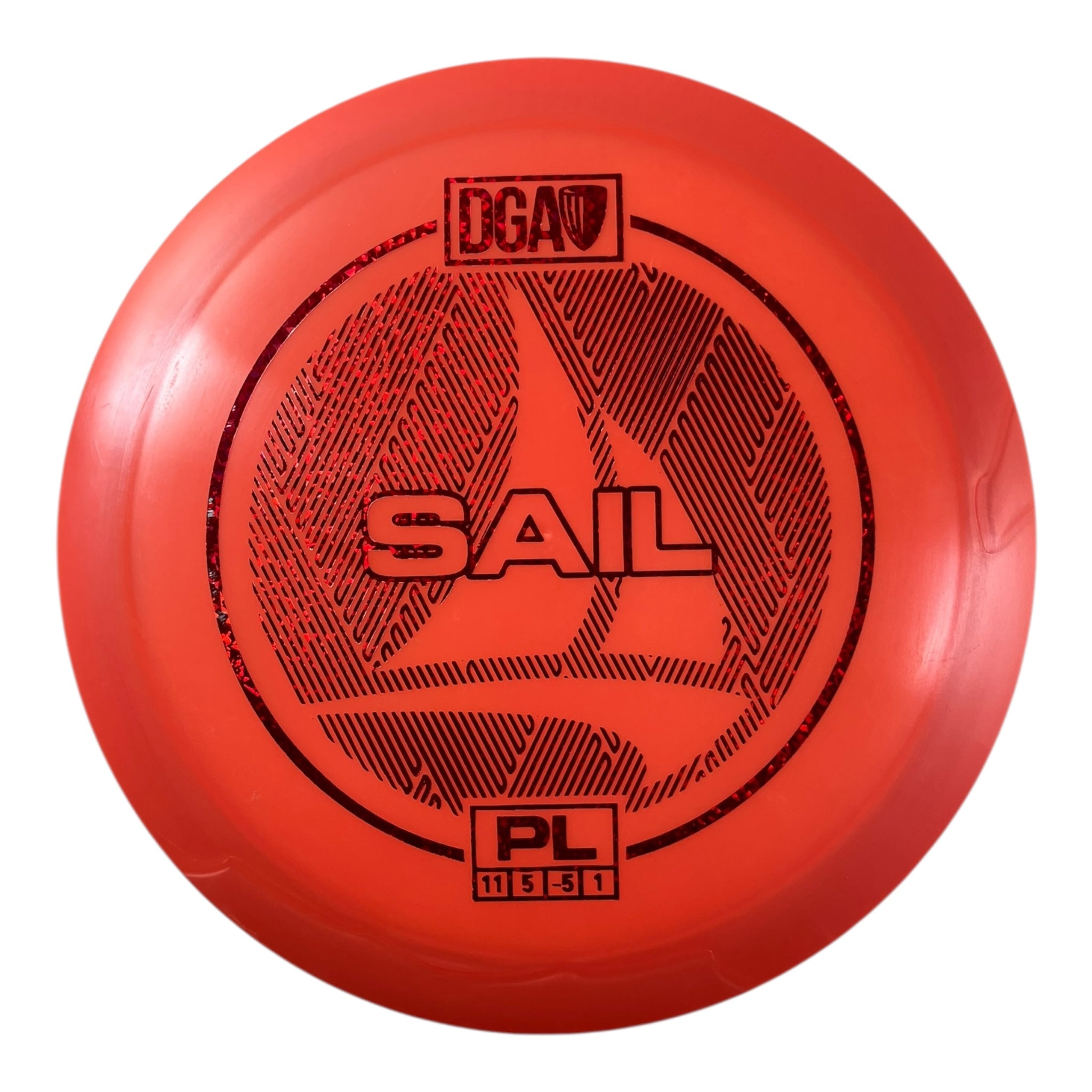 Disc Golf Association Sail - Used Good | PL | Orange/Red 173g Disc Golf