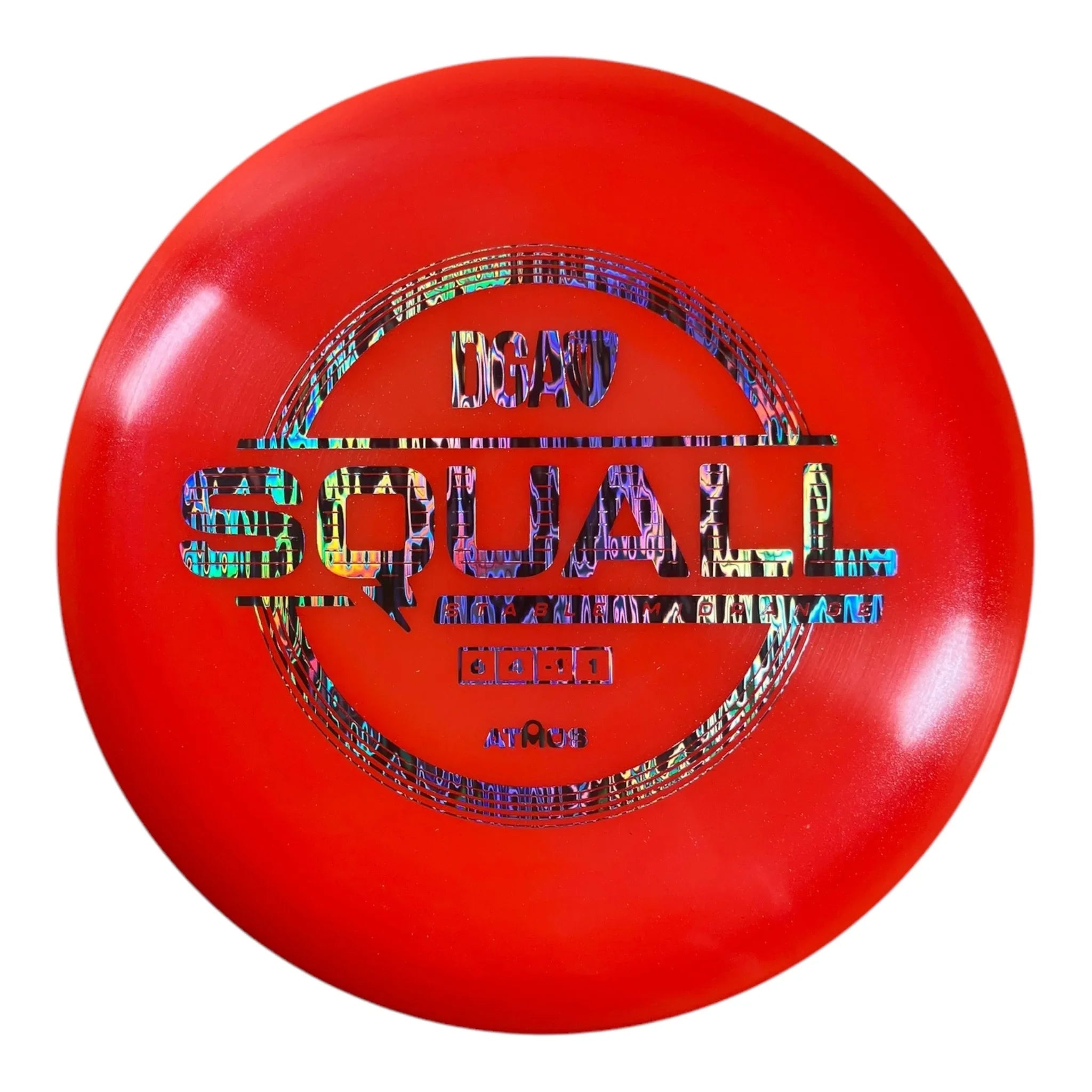 Disc Golf Association Squall | Atmos | Orange/Holo 173g Disc Golf