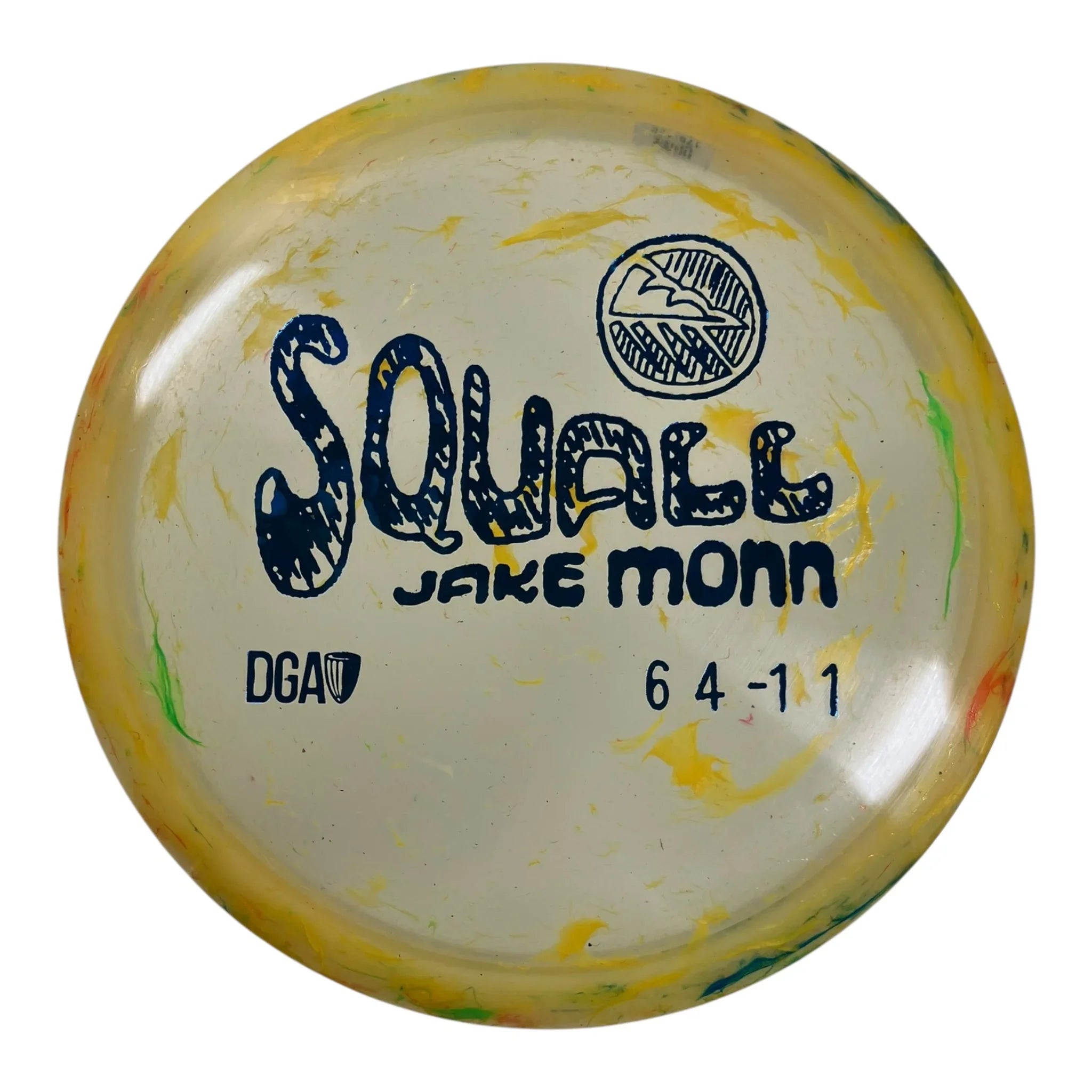 Disc Golf Association Squall | Granite | Yellow/Blue 175g (Jake Monn) Disc Golf
