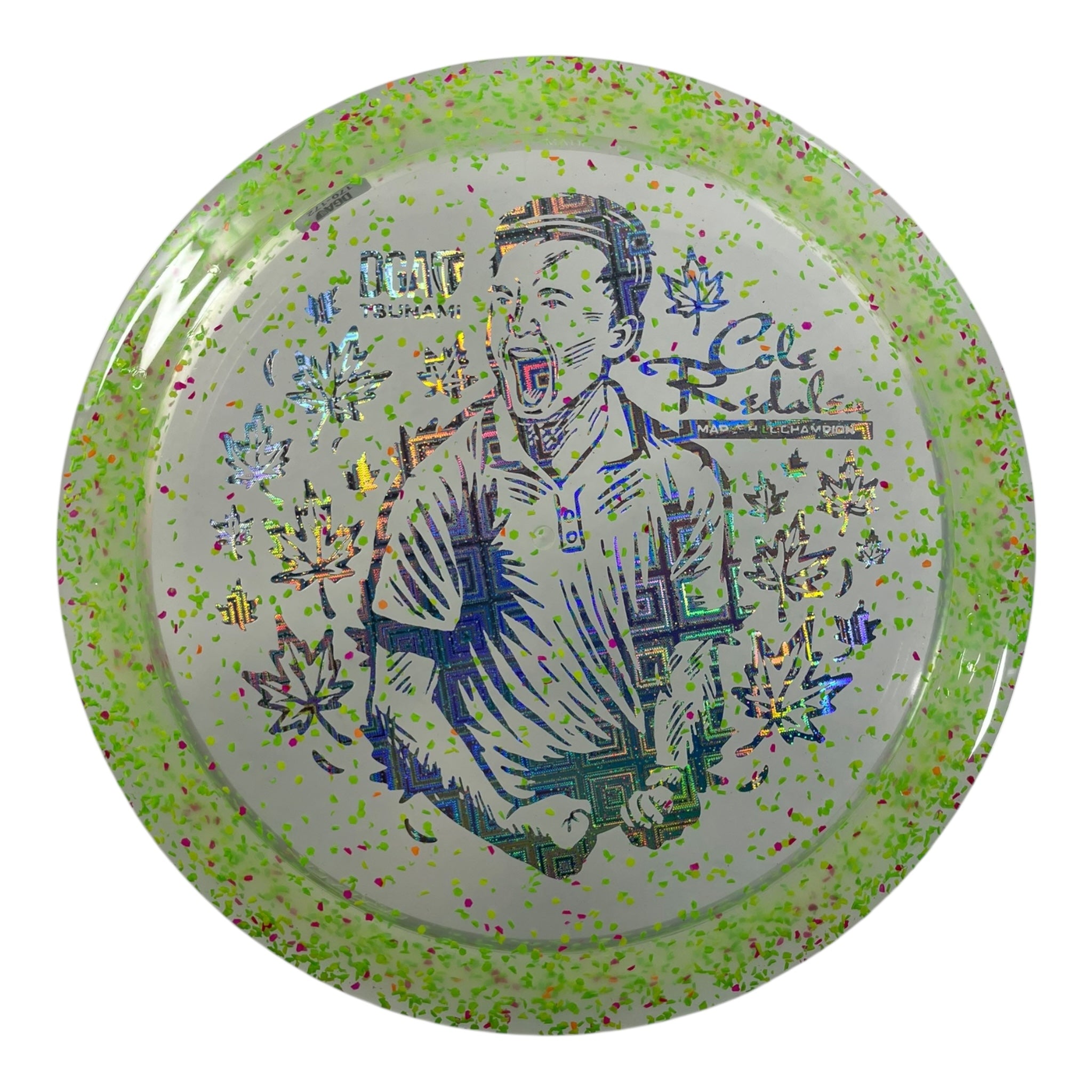 Disc Golf Association Tsunami | Confetti | Green/Grid 172g (Cole Redalen) Disc Golf