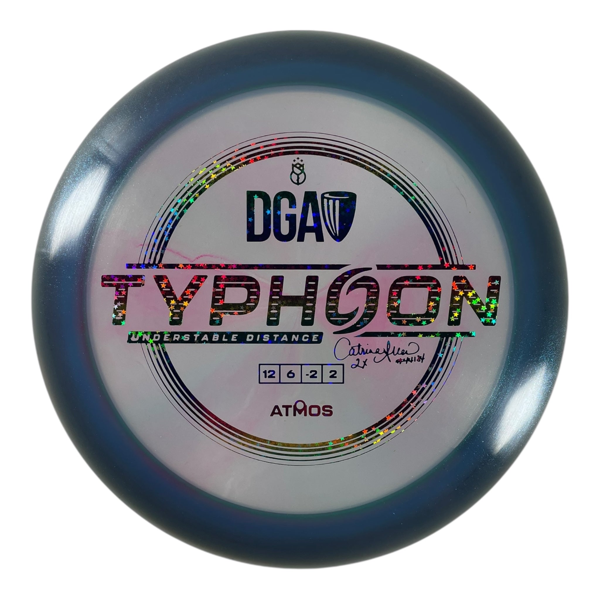 Disc Golf Association Typhoon | Atmos | Blue/Rainbow 171g Disc Golf