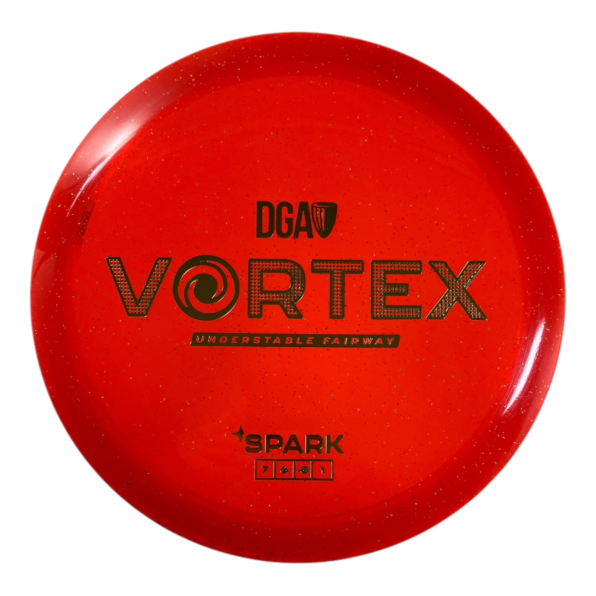 Disc Golf Association Vortex | Spark | Orange/Gold 171g Disc Golf