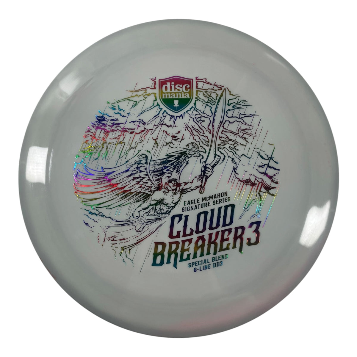 Discmania Cloud Breaker 3 - DD3 | S-Line | Grey/Rainbow 171g (Eagle McMahon) Disc Golf