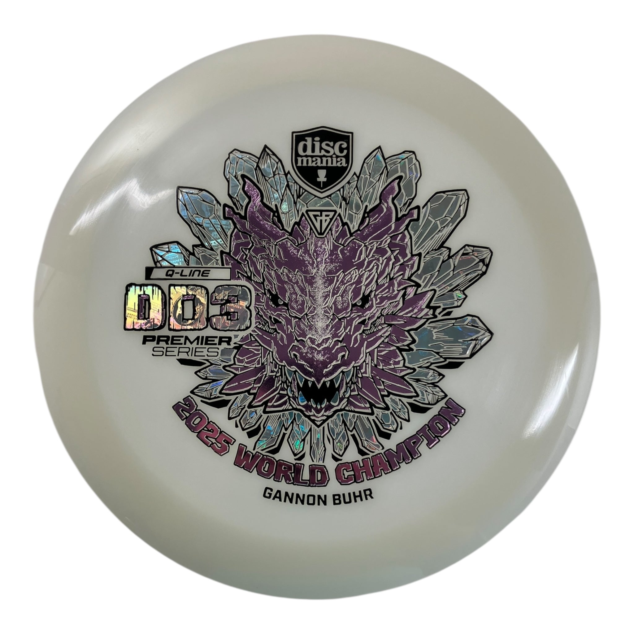Discmania DD3 | Q-Line | White/Pink 173g (Gannon Buhr 2025 World Champ) Disc Golf
