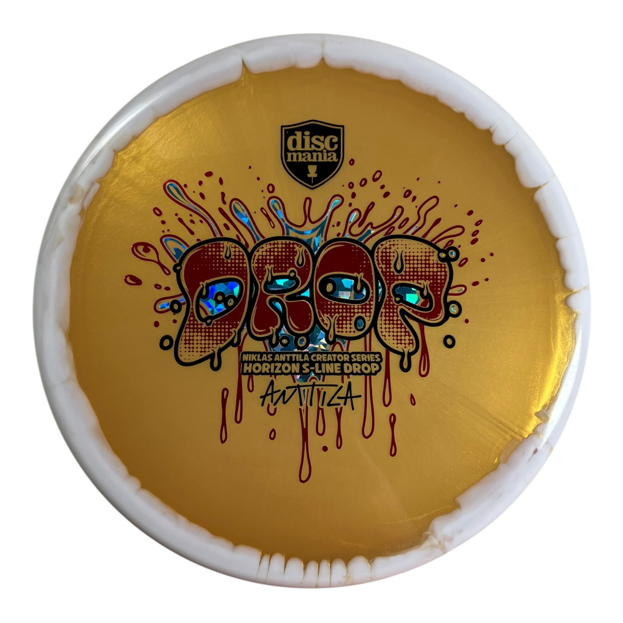 Discmania Drop | Horizon S-Line | Gold/Red 176g (Niklas Anttila) Disc Golf