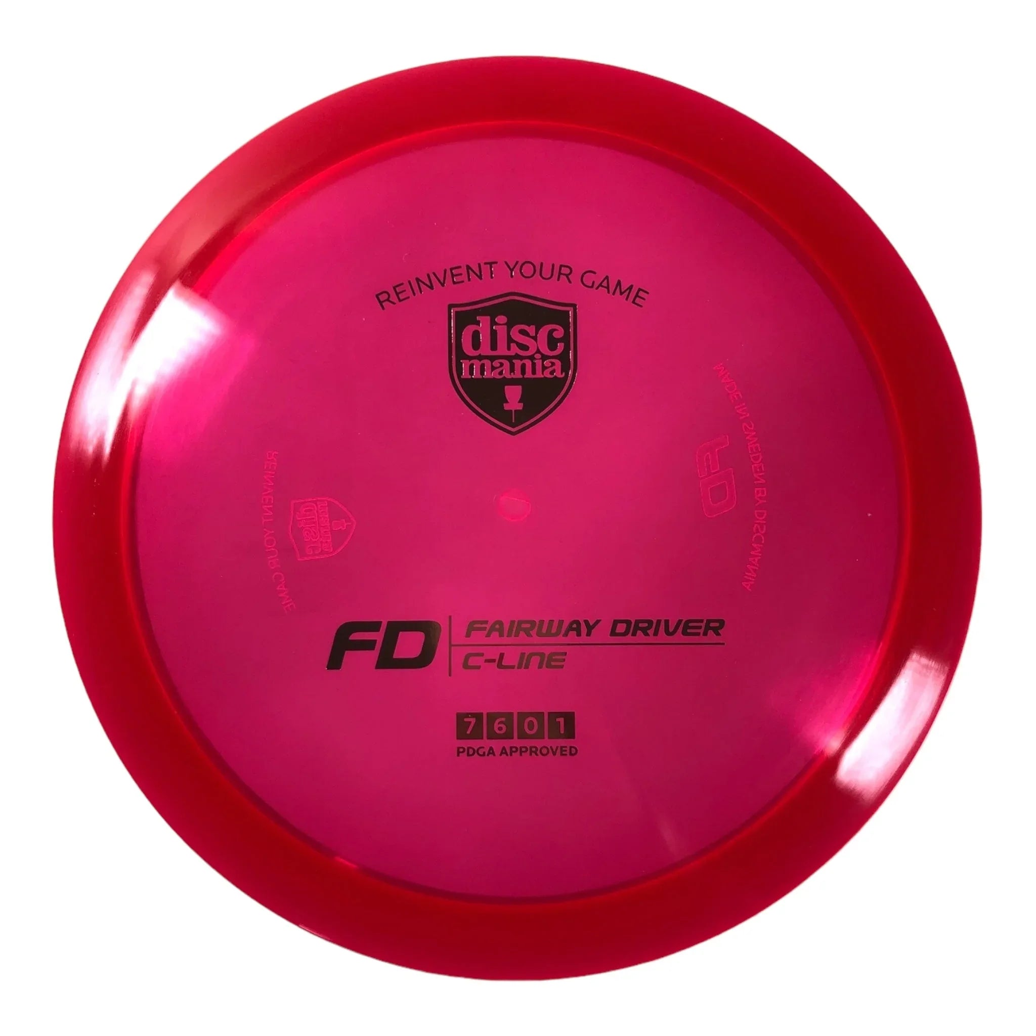 Discmania FD | C - Line | Red/Red 174 - 175g Disc Golf