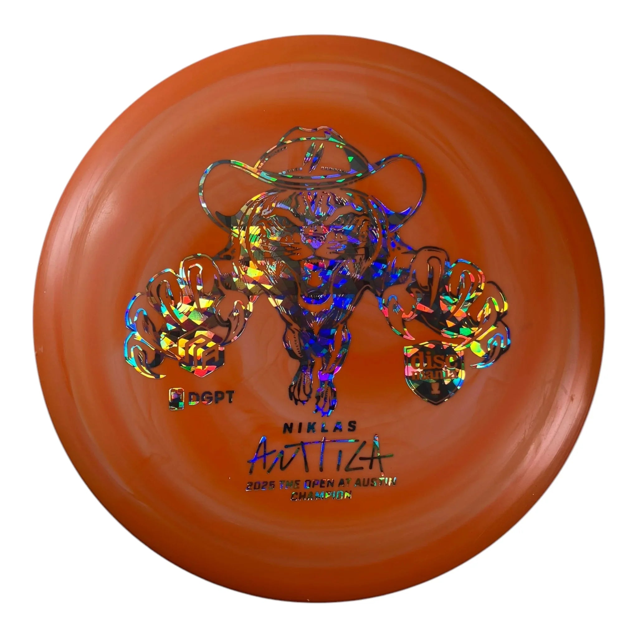 Discmania FD | Flex 2 Swirl D-Line | Orange/Holo 174g (Niklas Anttila) Disc Golf