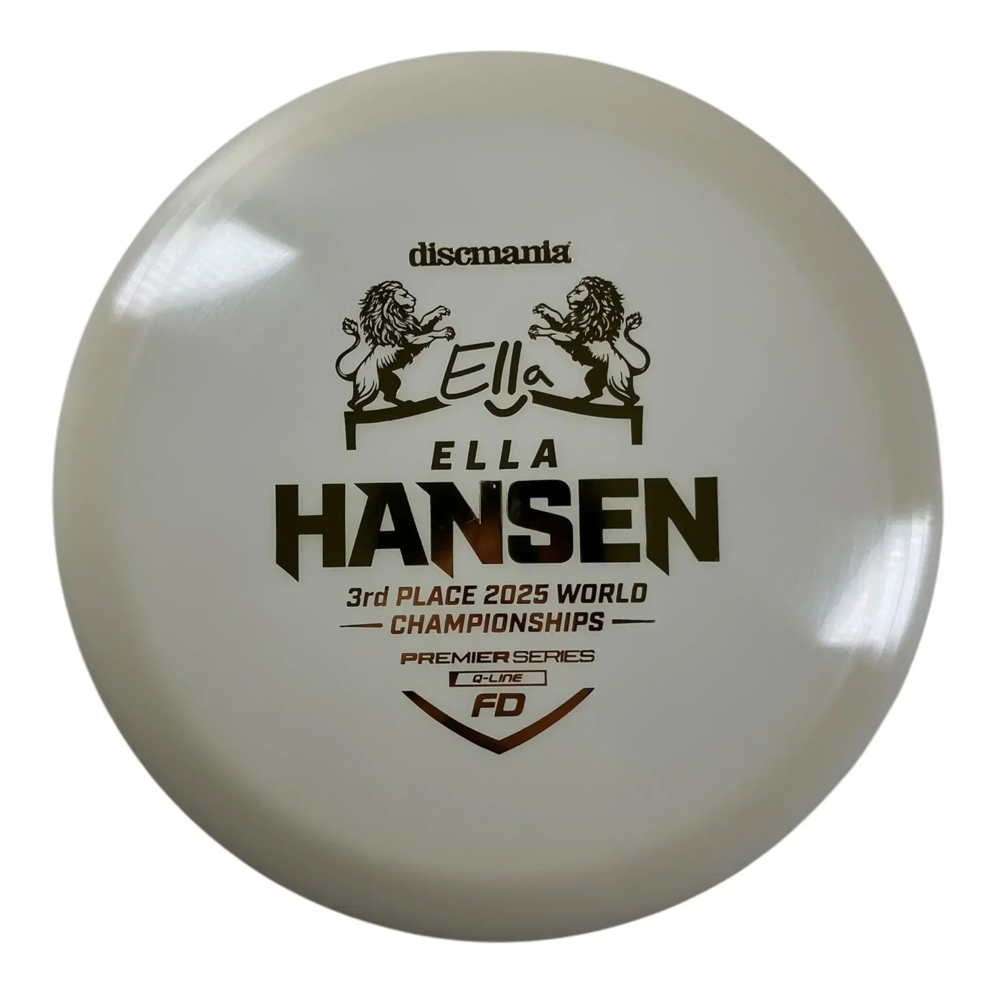 Discmania FD | Q-Line | White/Gold 174g (Ella Hansen) Disc Golf