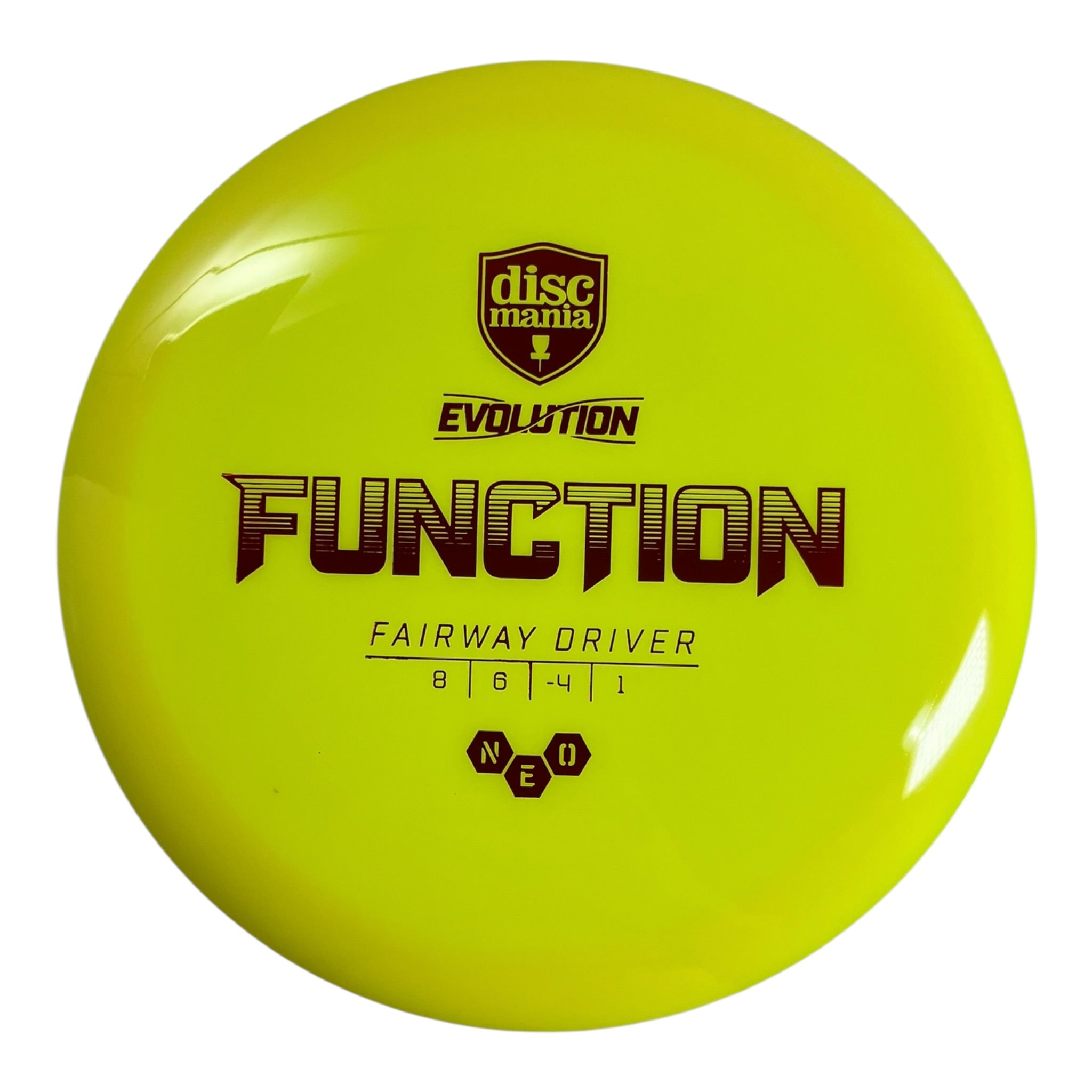 Discmania Function | Neo | Yellow/Red 175g Disc Golf