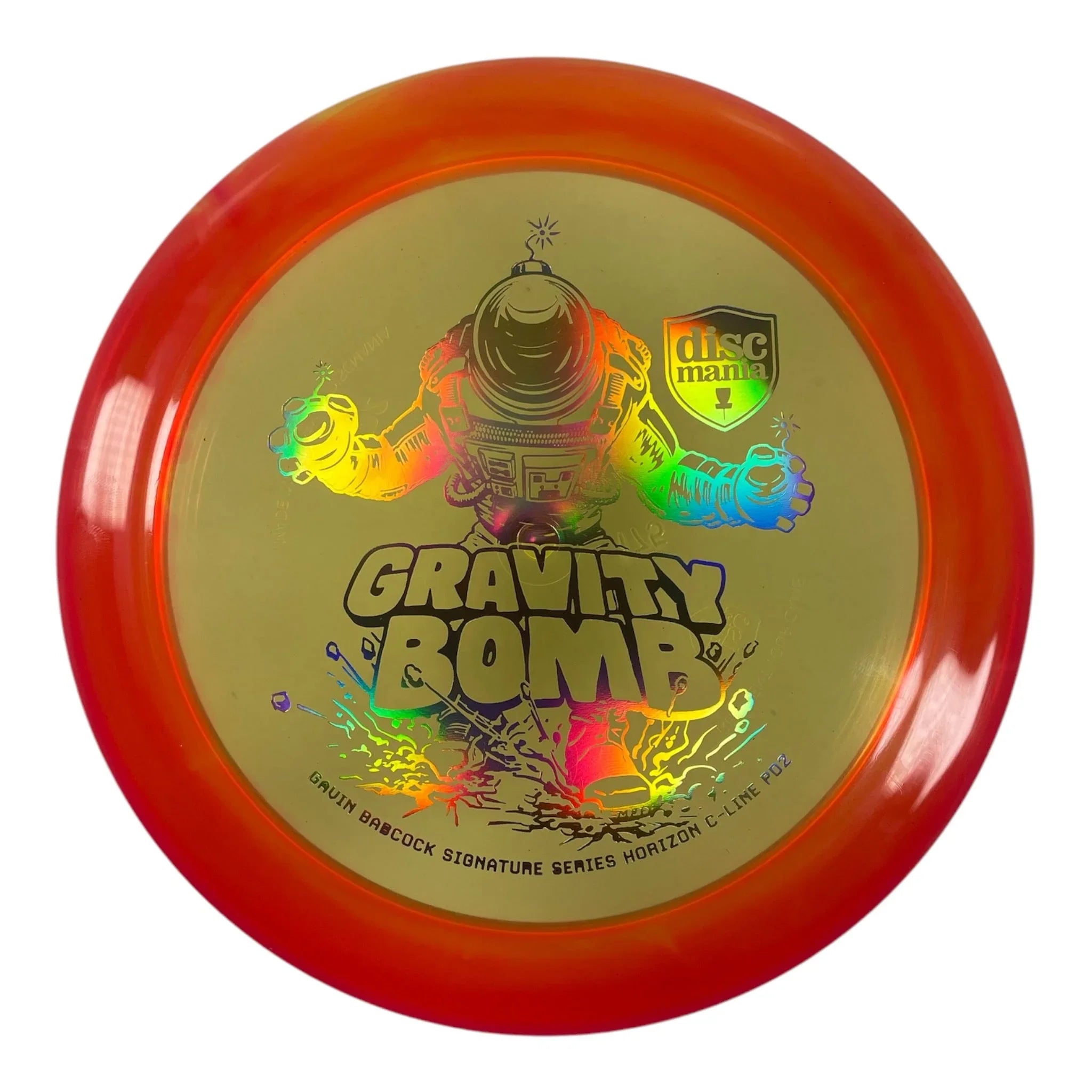 Discmania Gravity Bomb - PD2 | Horizon C - Line | Yellow/Orange 174 - 175g (Gavin Babcock) Disc Golf