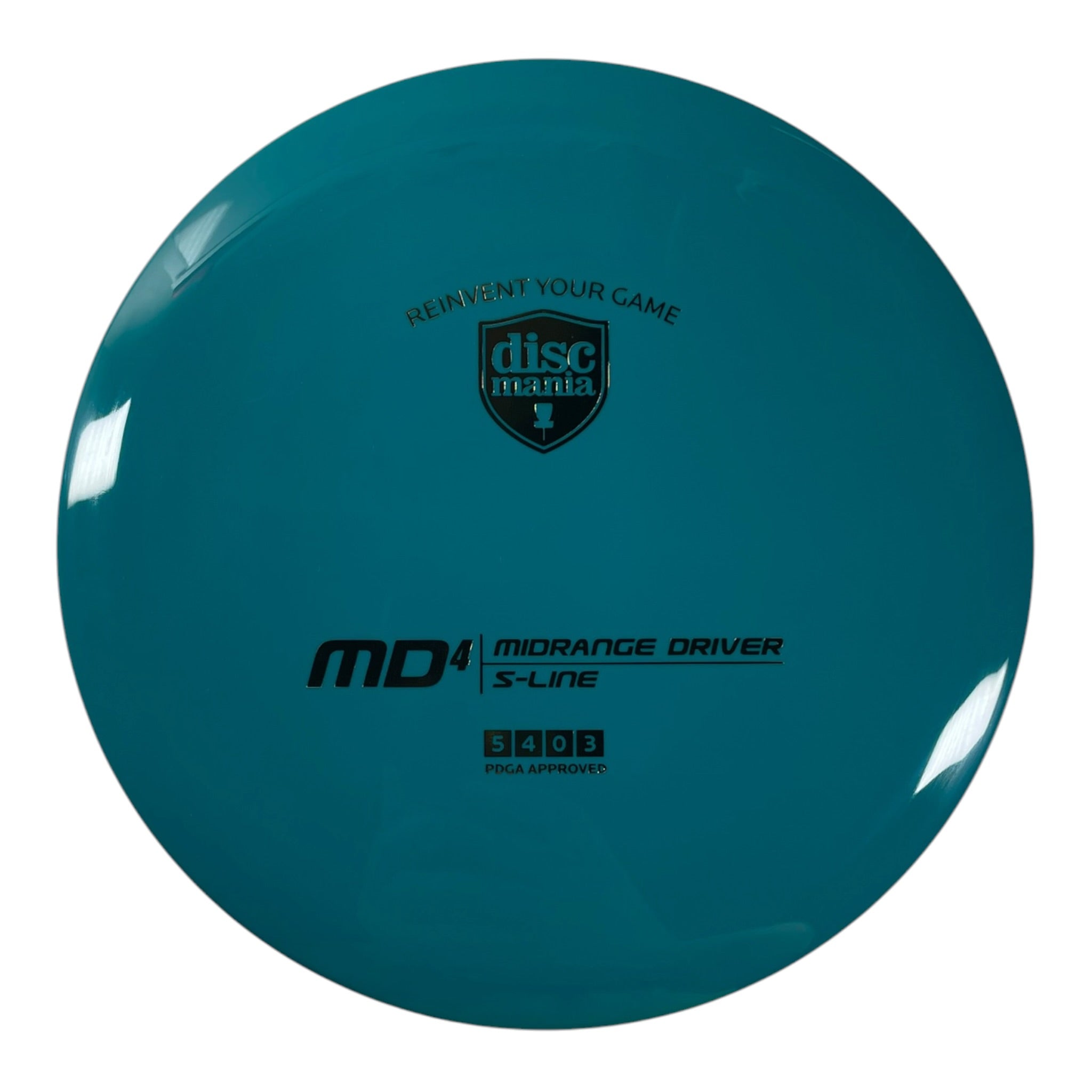 Discmania MD4 | S-Line | Teal/Gold 180g Disc Golf