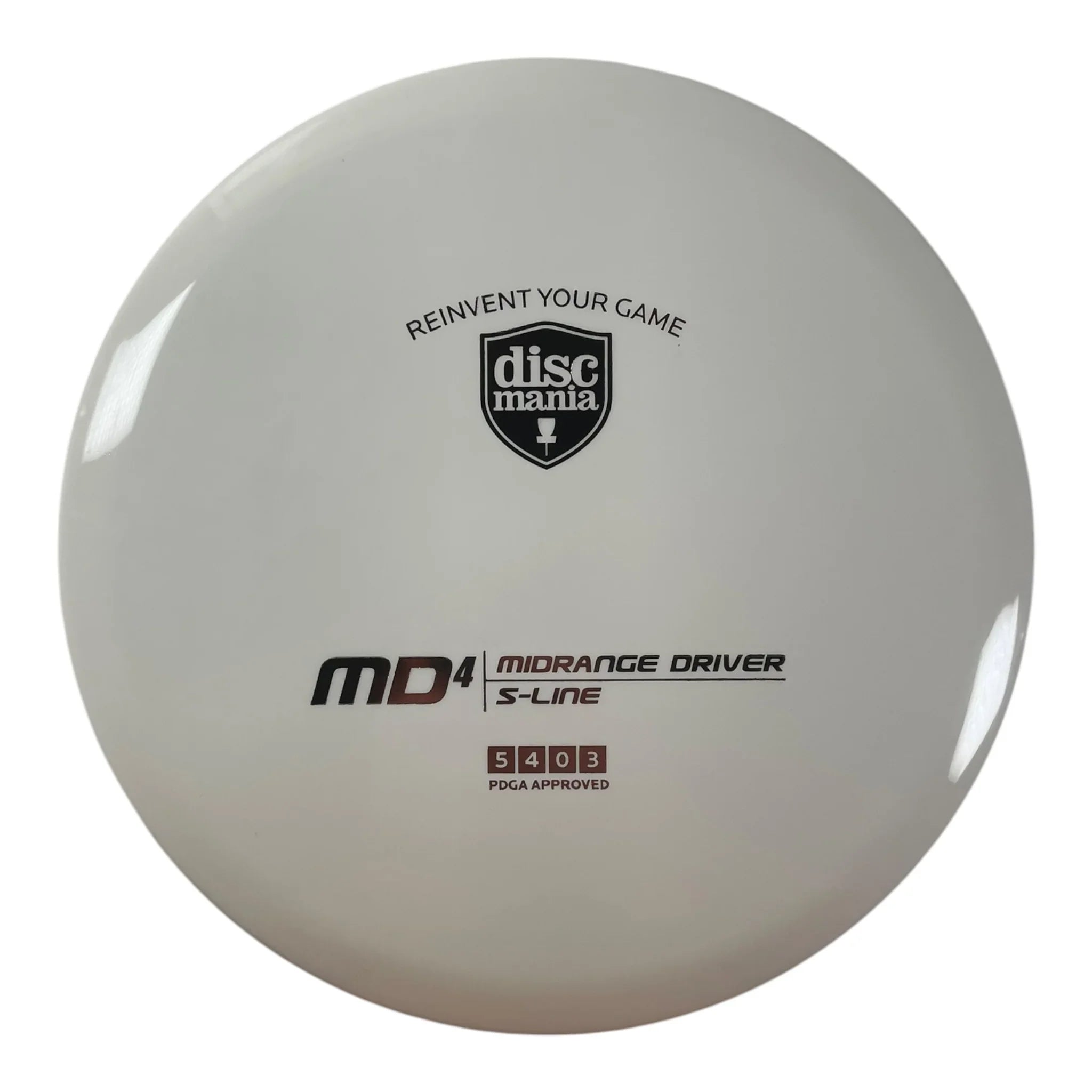 Discmania MD4 | S-Line | White/Bronze 177-178g Disc Golf
