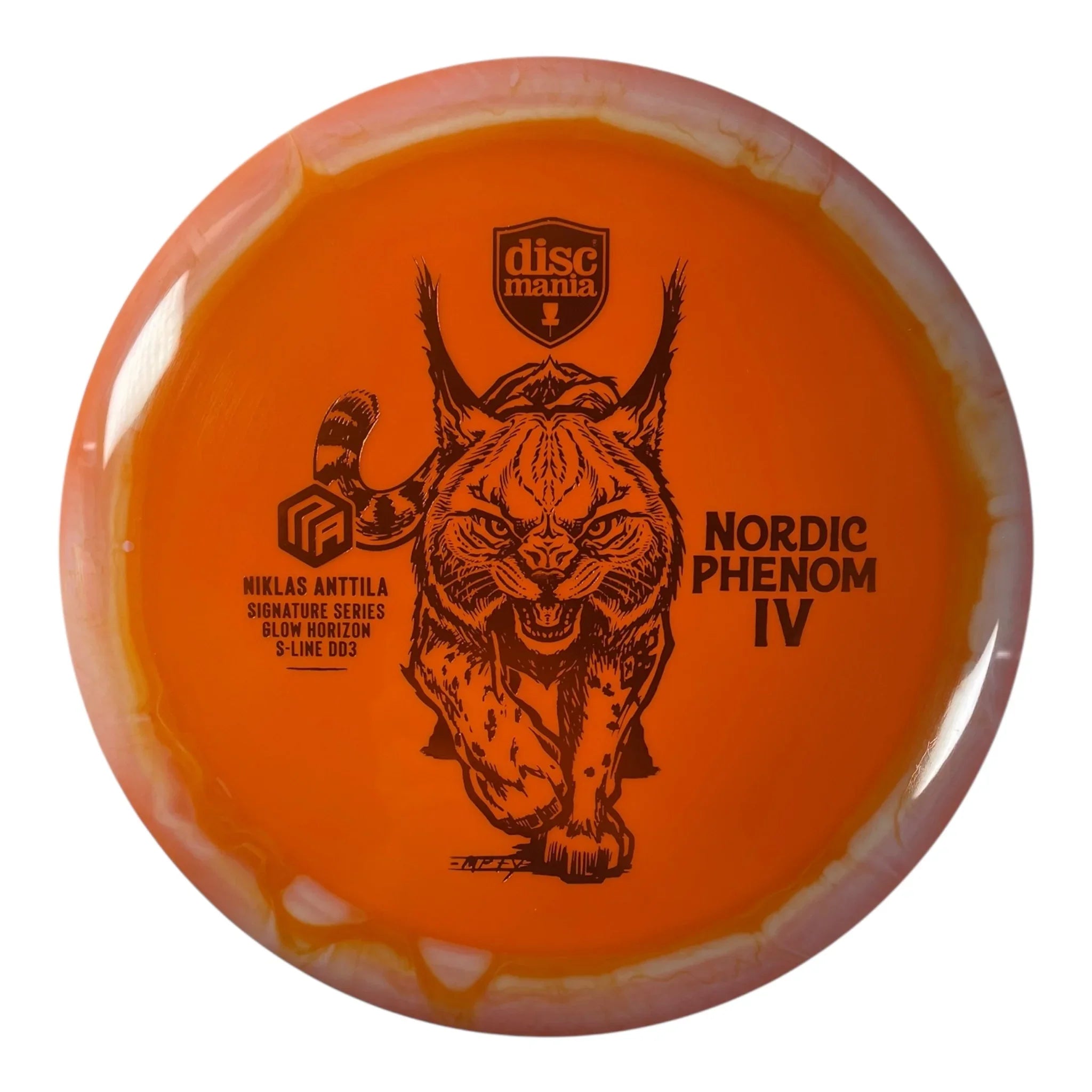 Discmania Nordic Phenom 4 - DD3 | Glow Horizon S-Line | Orange/Orange 173g (Niklas Anttila) Disc Golf