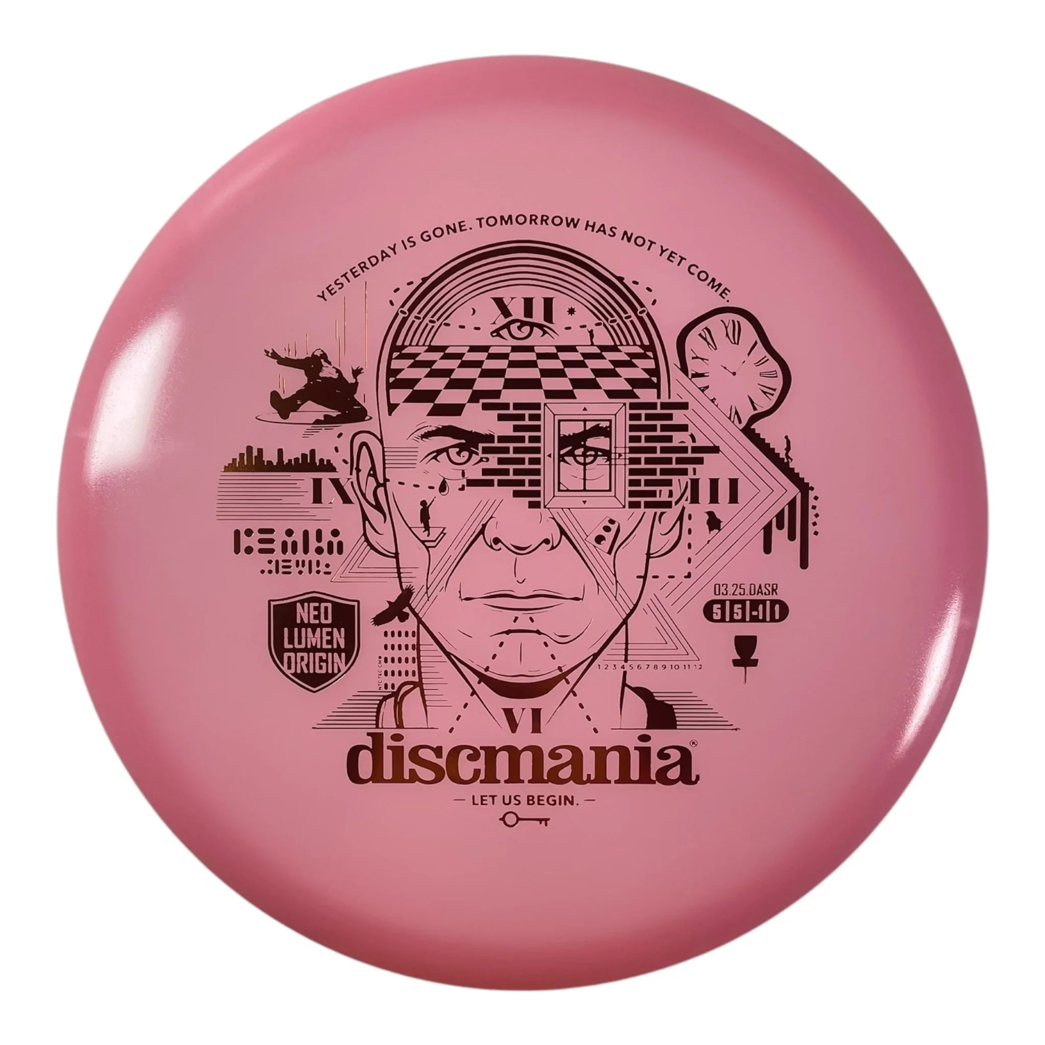 Discmania Origin | Neo Lumen | Pink/Orange 173g (Handeye) Disc Golf