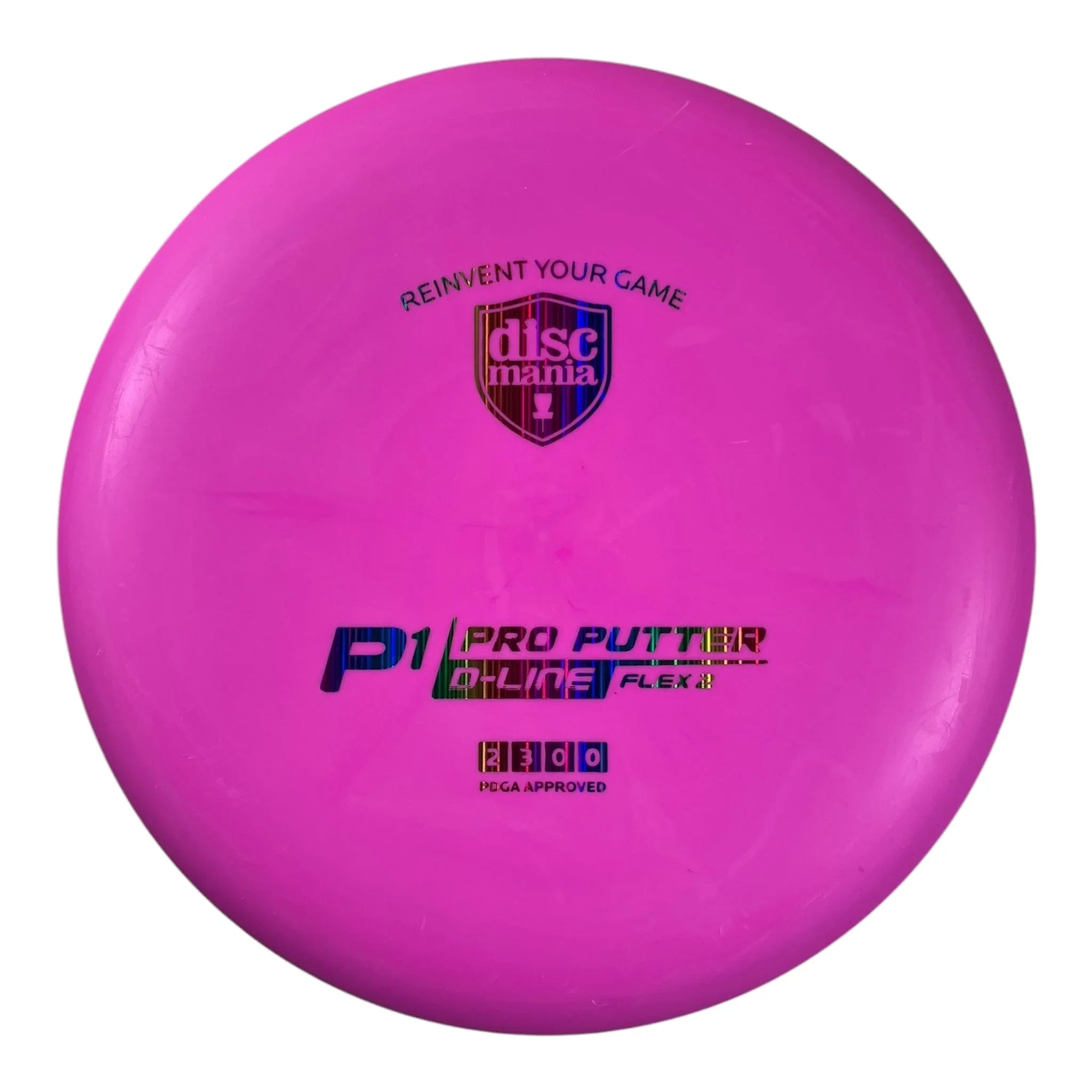 Discmania P1 | D - Line Flex 2 | Pink/Rainbow 173g Disc Golf