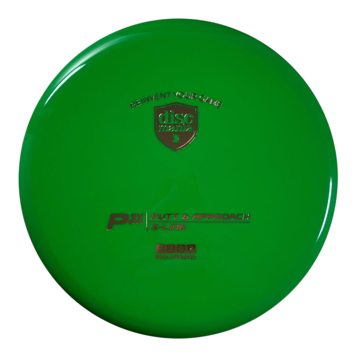 Discmania P3X | S-Line | Green/Gold 176g Disc Golf