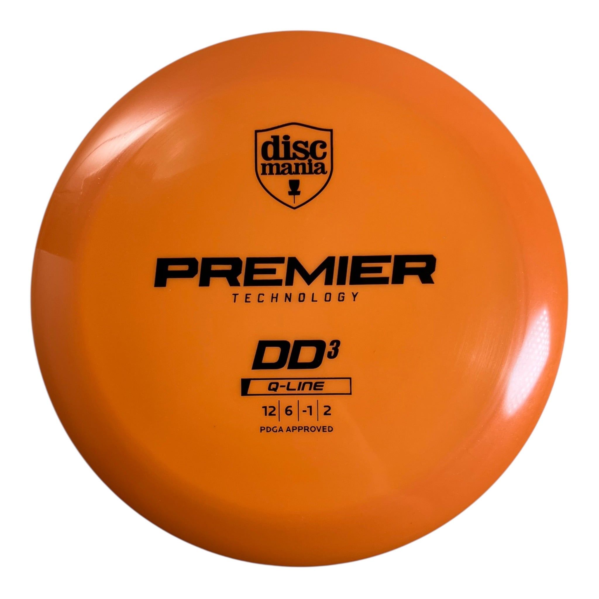 Discmania DD3 | Q-Line Premier | Orange/Black 167-168g Disc Golf
