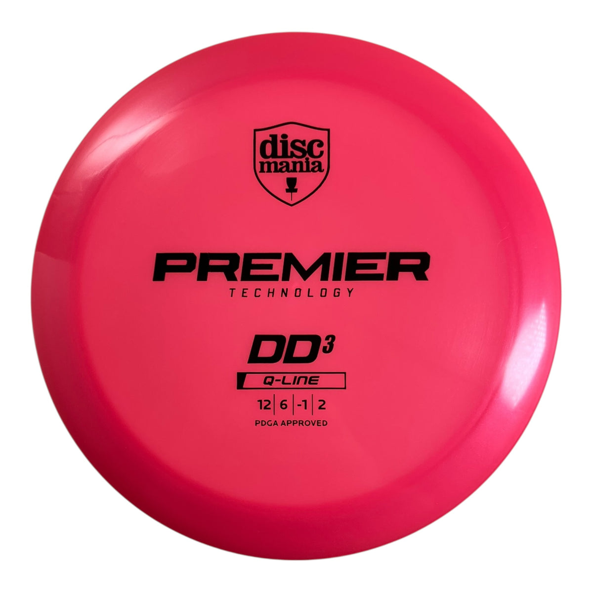 Discmania DD3 | Q-Line Premier | Pink/Black 168g Disc Golf