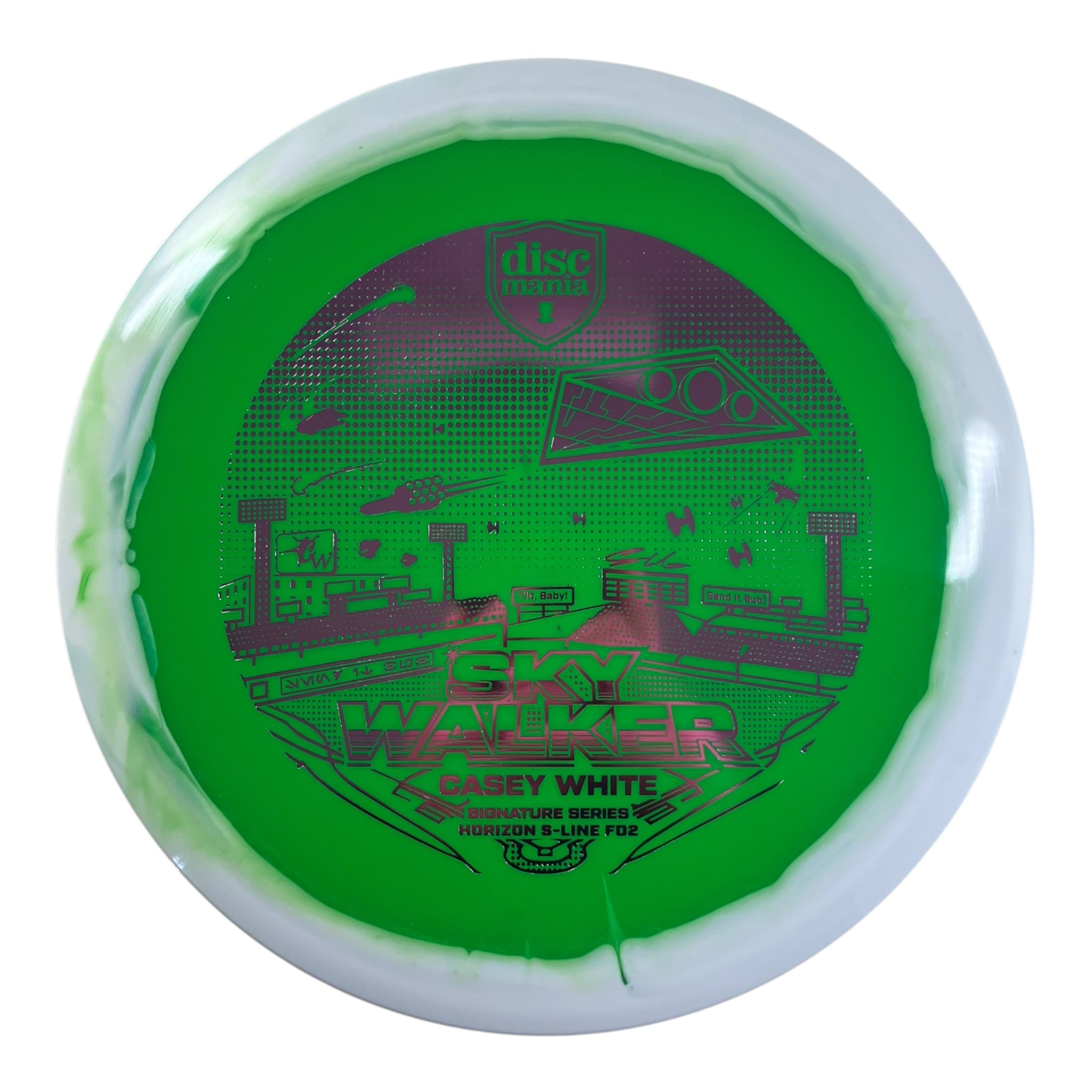 Discmania Sky Walker 3 | Horizon S-Line | Green/Pink 173g (Casey White) Disc Golf