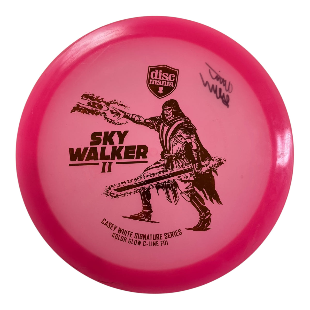 Discmania Sky Walker II - FD1 - Used Good | Color Glow C-Line | Pink/Bronze 174g Disc Golf