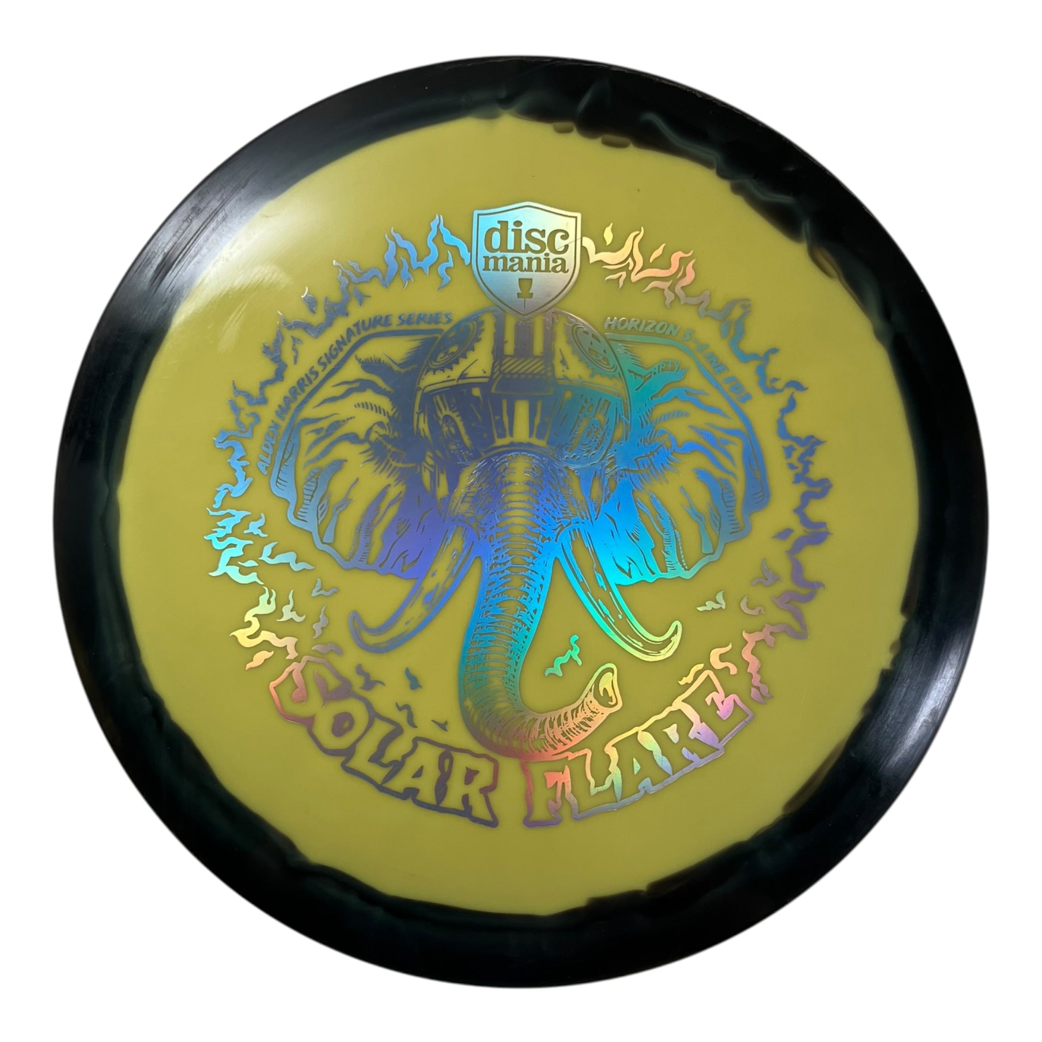 Discmania Solar Flare FD3 - Used Good | Horizon S-Line | Yellow/Holo 173g (Alden Harris) Disc Golf