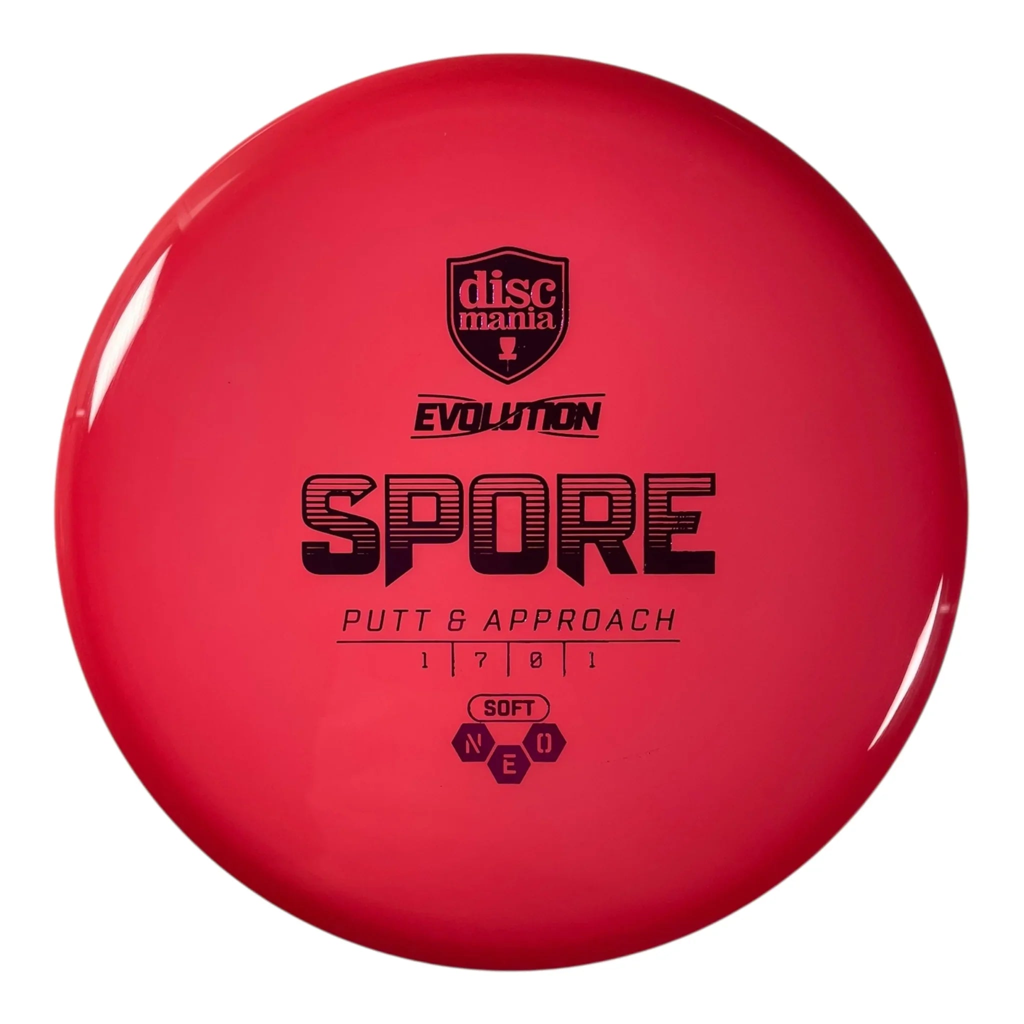 Discmania Spore | Neo Soft | Pink/Purple 157g Disc Golf