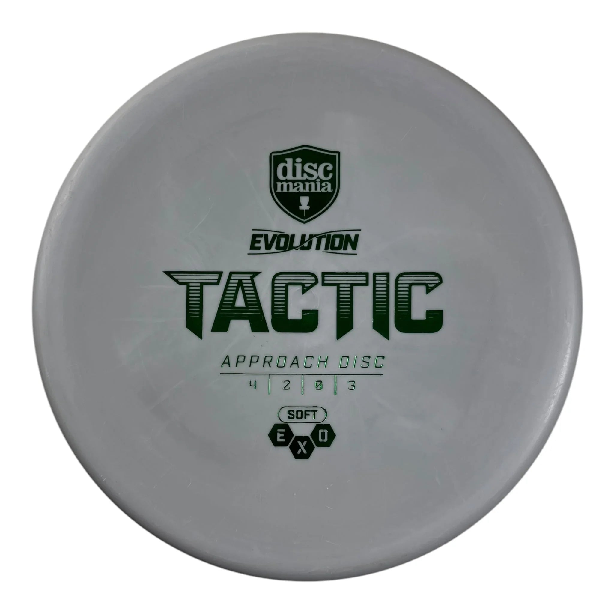 Discmania Tactic | Exo Soft | Grey/Green 174g Disc Golf