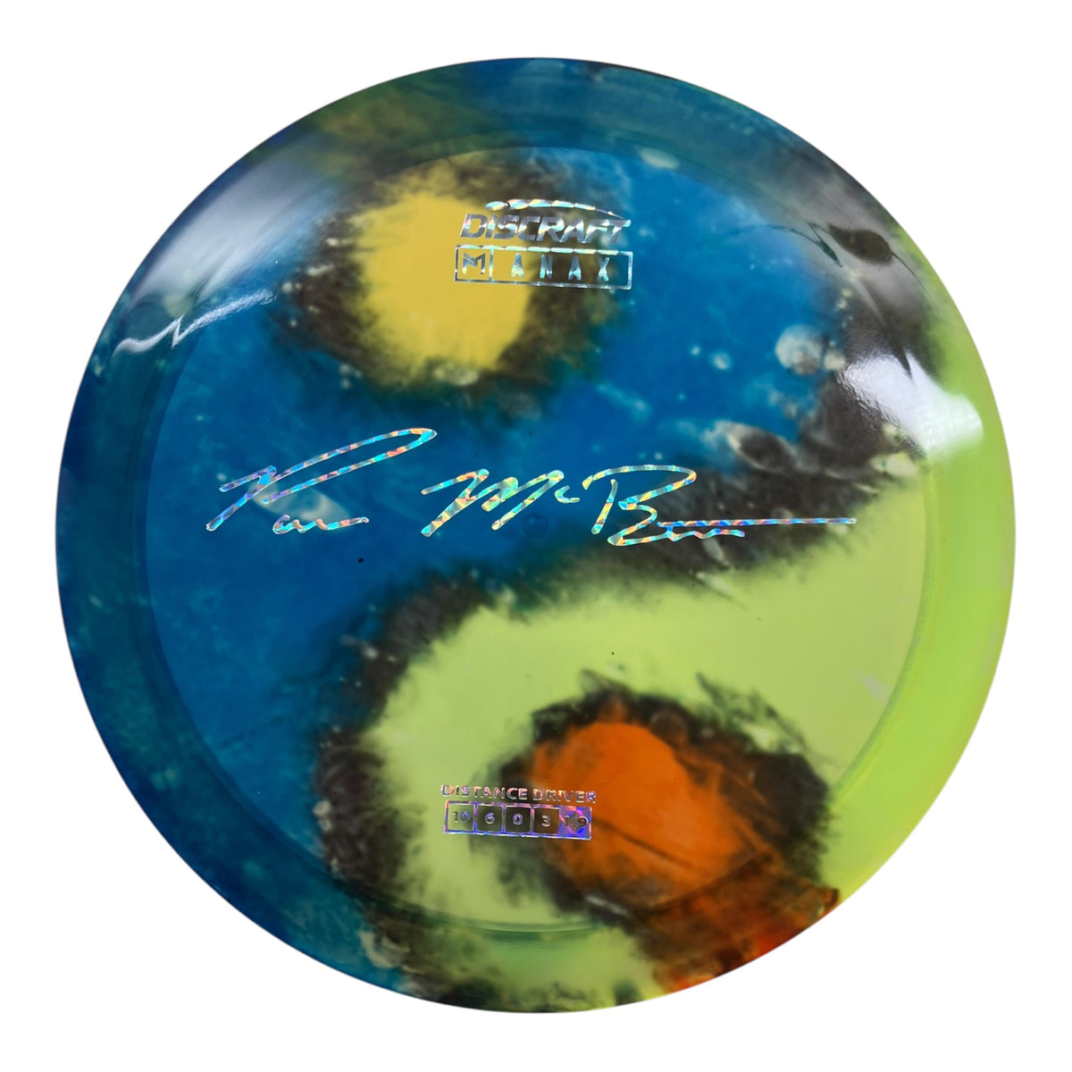 Discraft Anax | Z Line Fly Dye | Blue/Metal 170g (Paul McBeth) Disc Golf