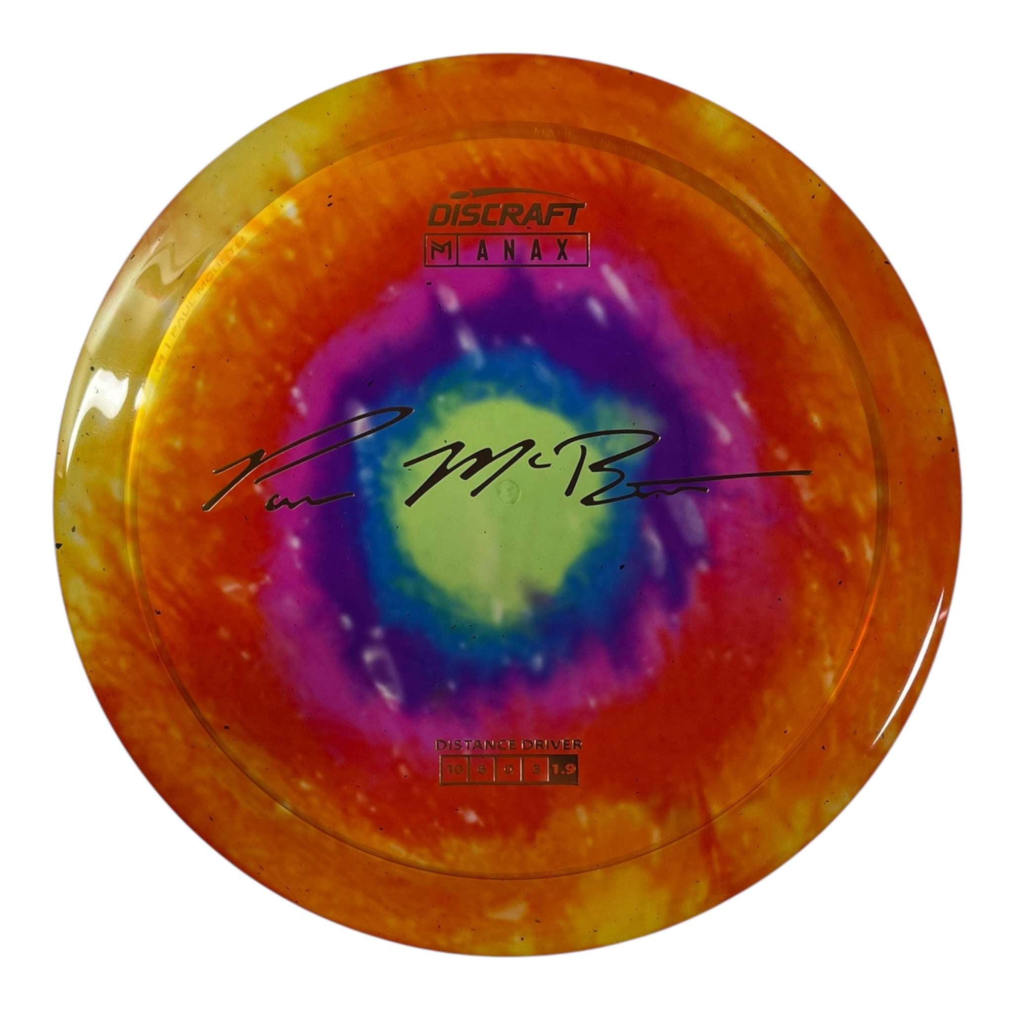 Discraft Anax | Z Line Fly Dye | Orange/Bronze 169g (Paul McBeth) Disc Golf