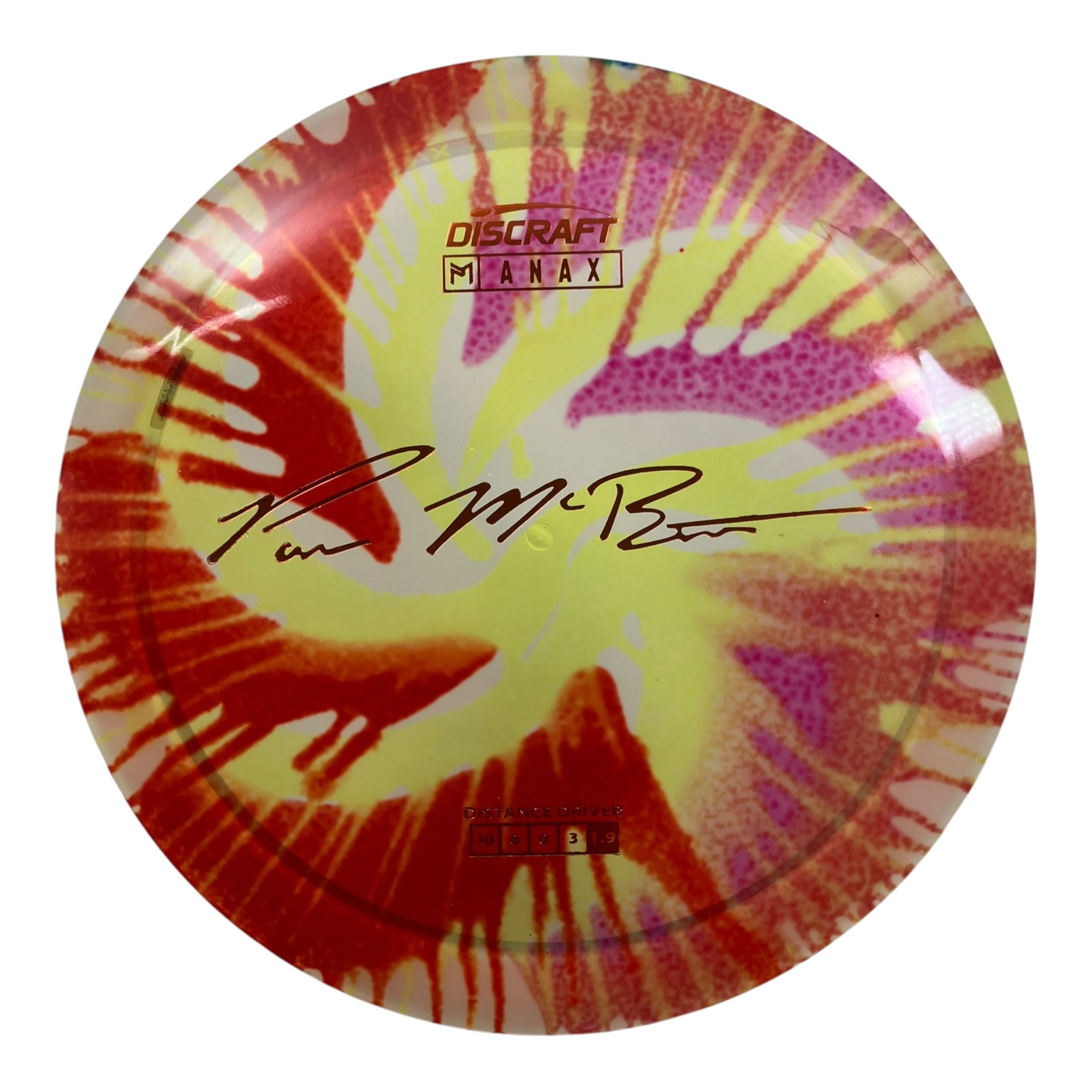 Discraft Anax | Z Line Fly Dye | Orange/Bronze 172g (Paul McBeth) Disc Golf