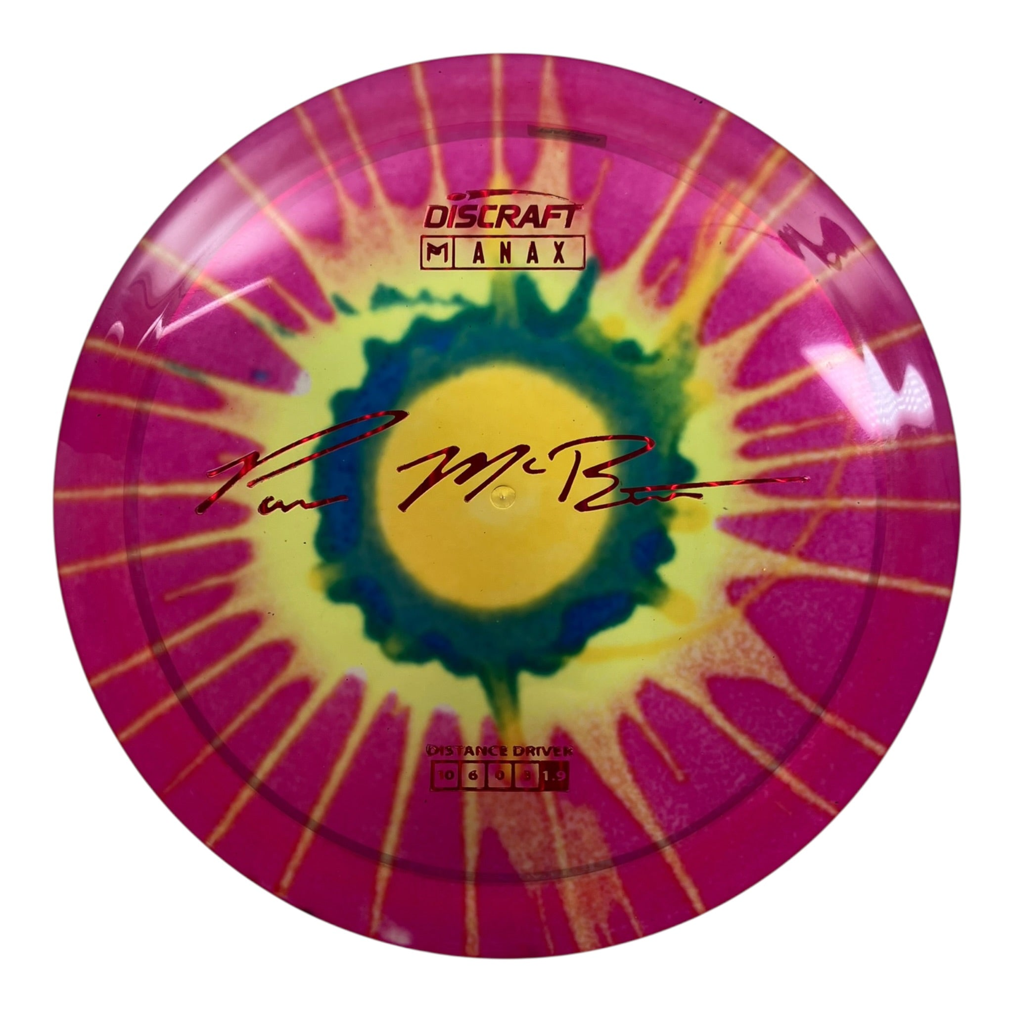 Discraft Anax | Z Line Fly Dye | Pink/Red 173g (Paul McBeth) Disc Golf