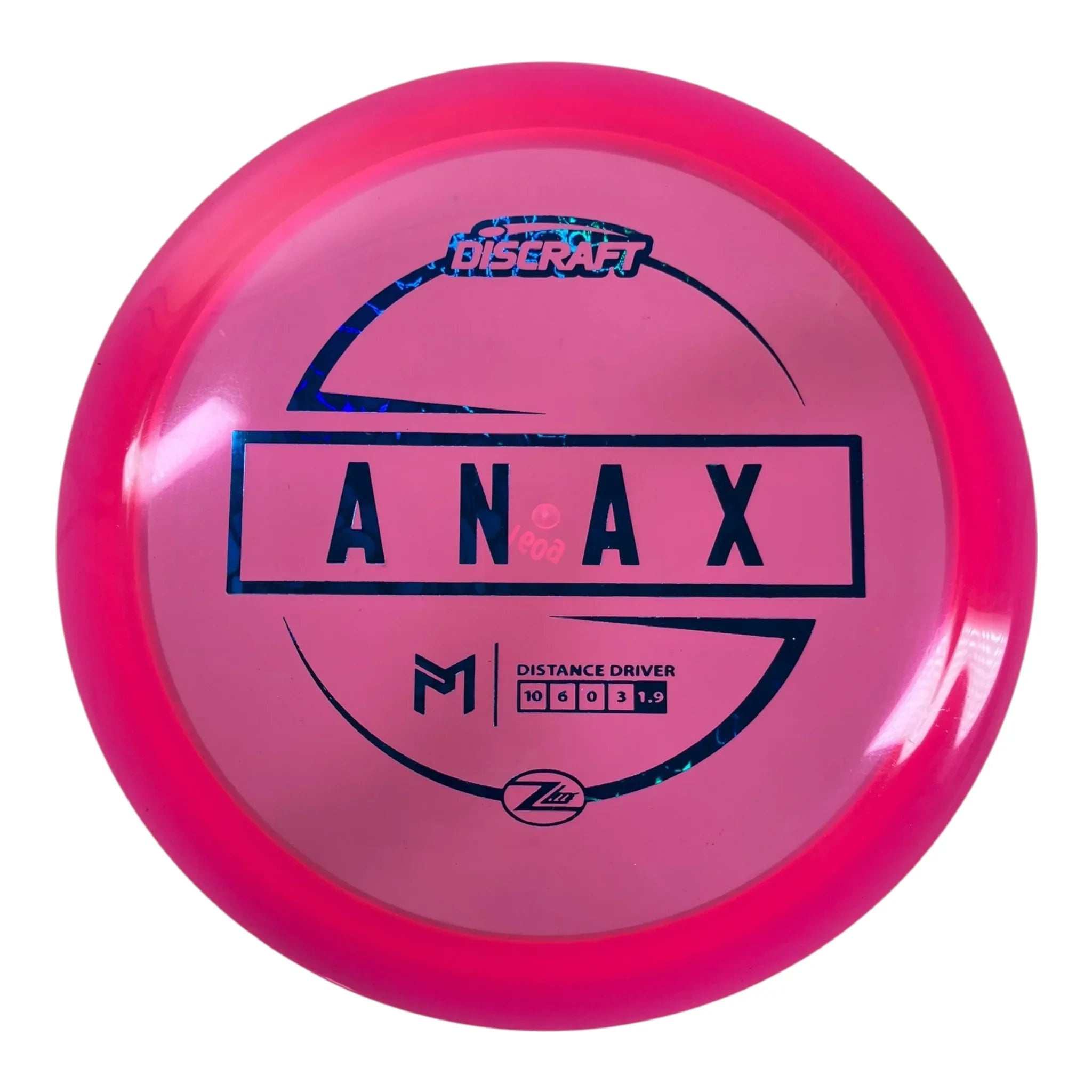 Discraft Anax | Z Lite | Pink Blue/Holo 160g (Paul McBeth) Disc Golf