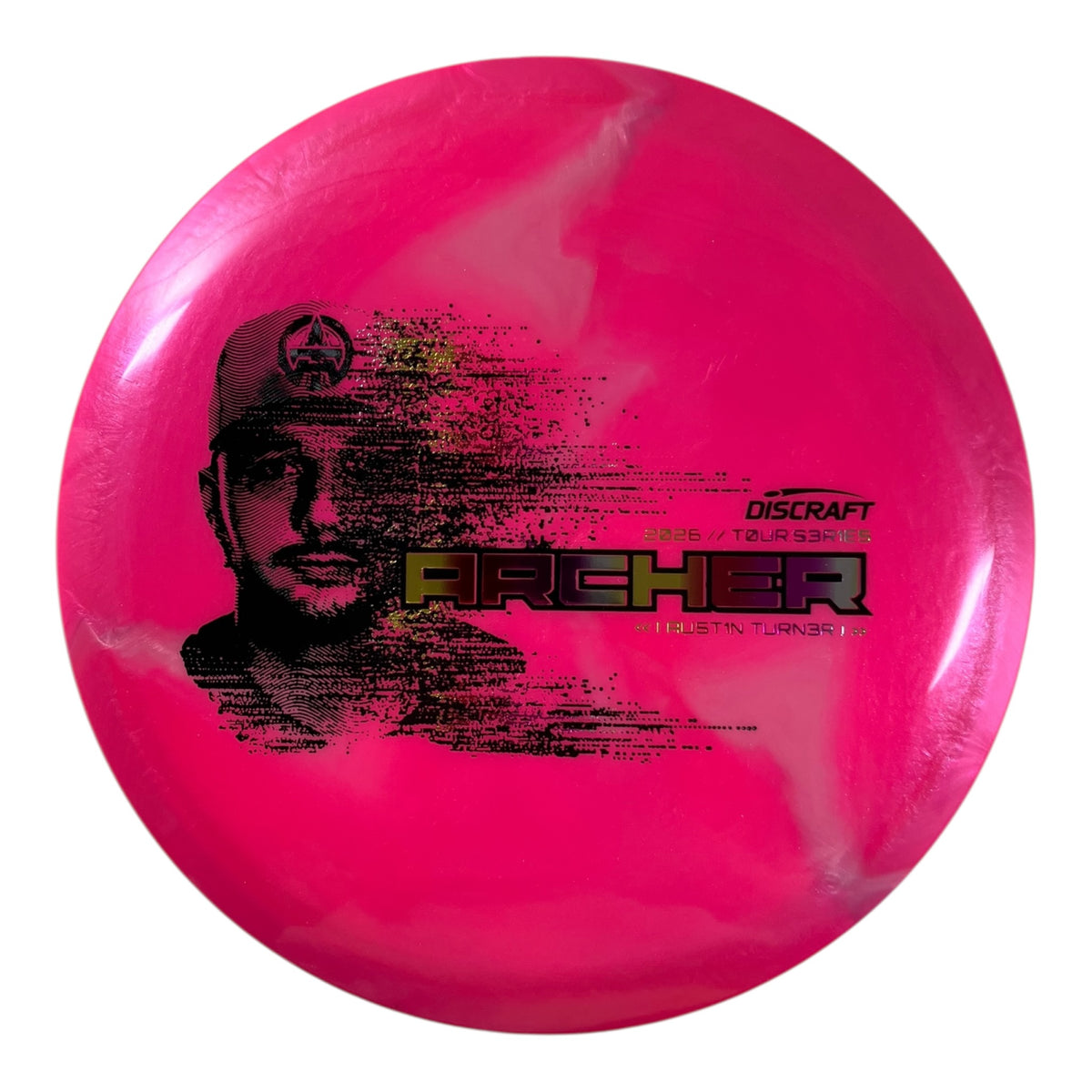 Discraft Archer | Titanium Big Z | Pink/Sunset 175g (Austin Turner 2026 Tour Series) Disc Golf