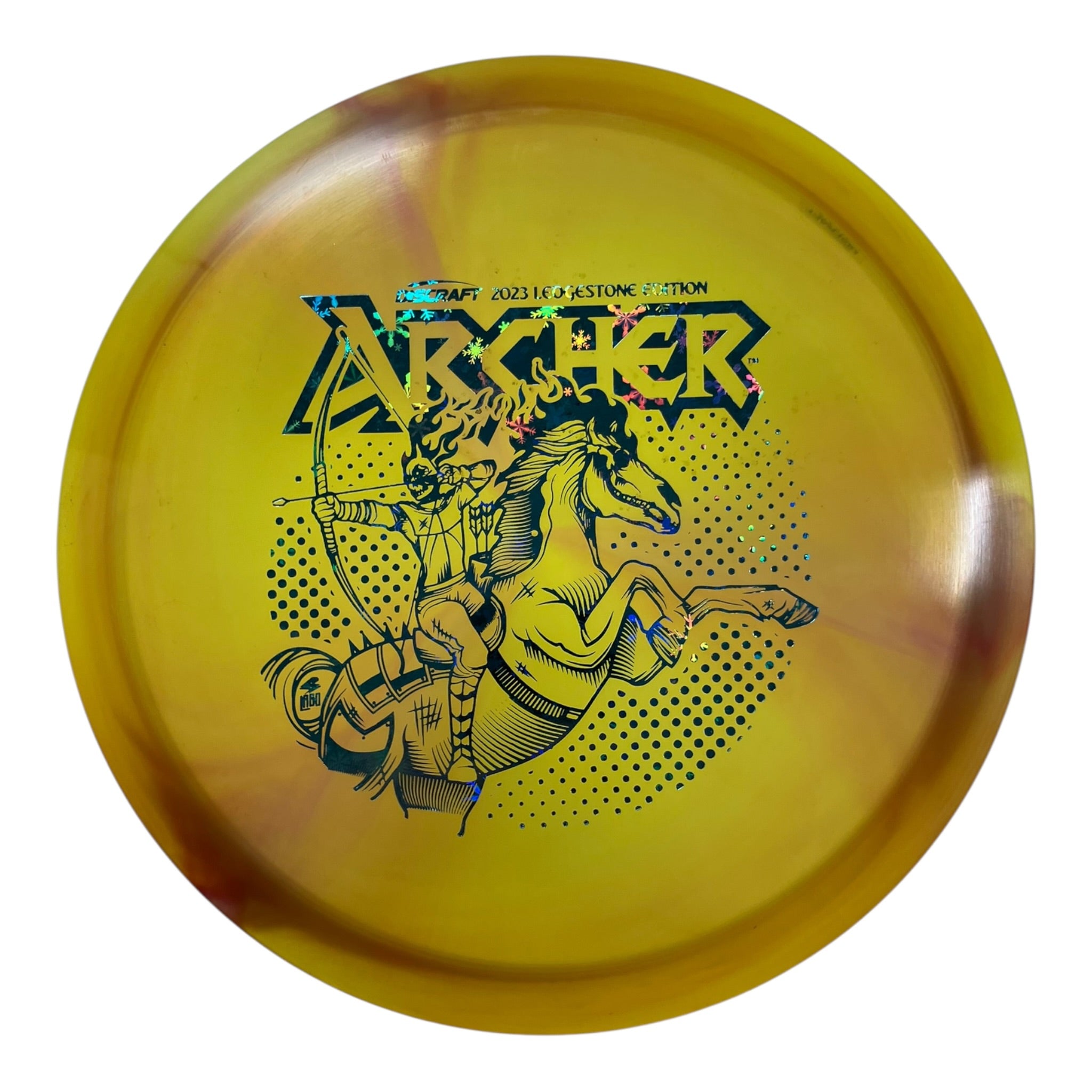 Discraft Archer - Used Like New | Z Swirl | Yellow/Snowflakes 175g (&