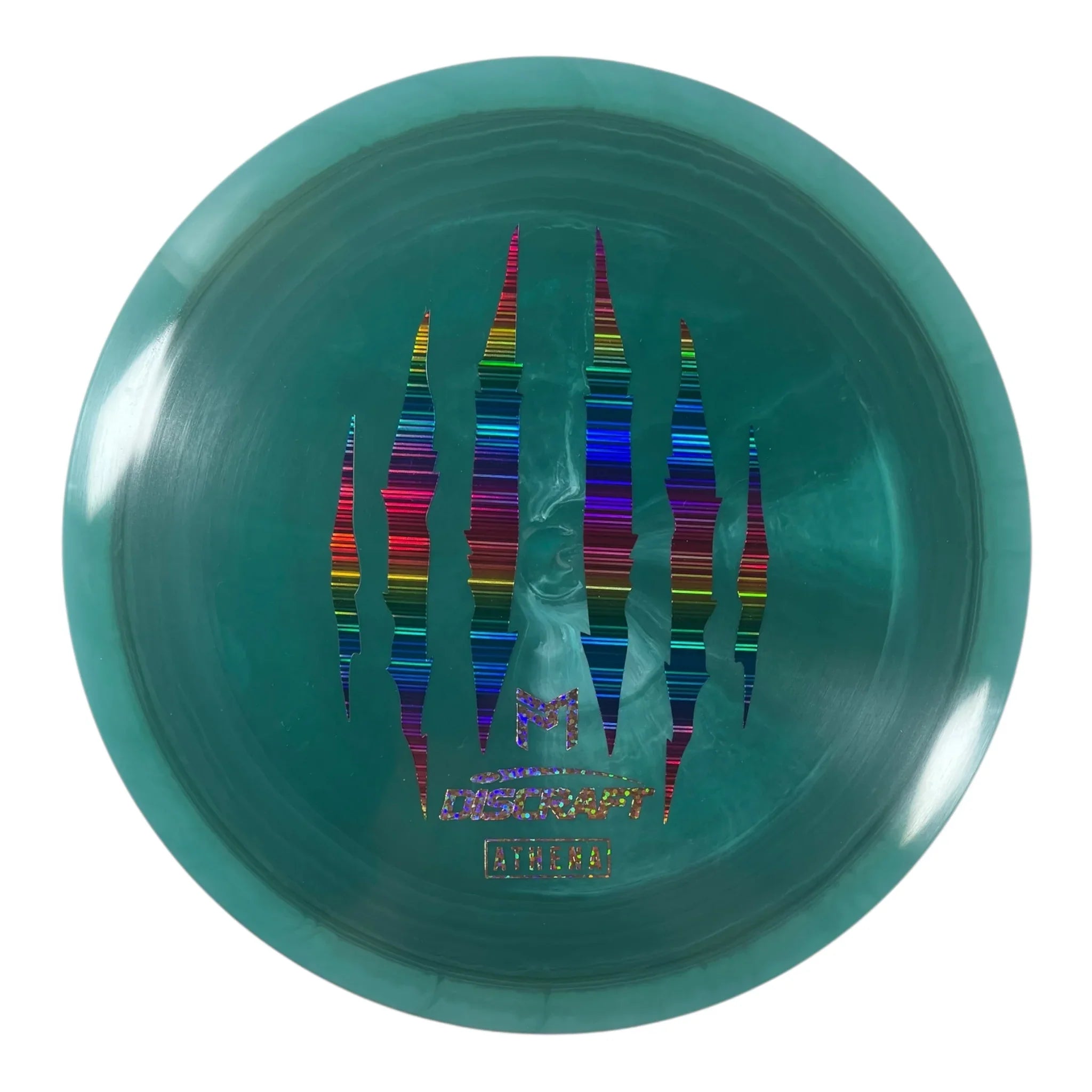 Discraft Athena | ESP | Teal/Rainbow 172g (Paul McBeth 6x Claw) Disc Golf