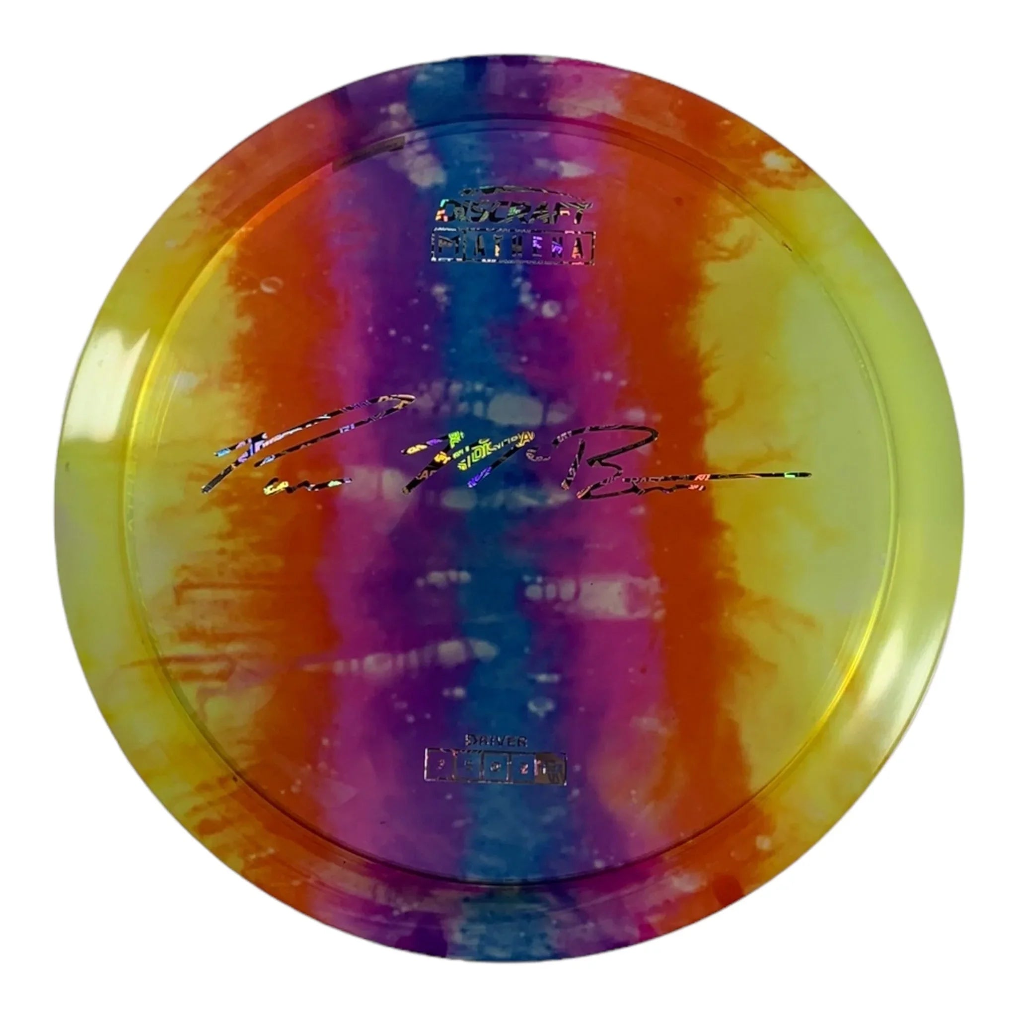 Discraft Athena | Z Line Fly Dye | Rainbow/Holo 169g (Paul McBeth) Disc Golf